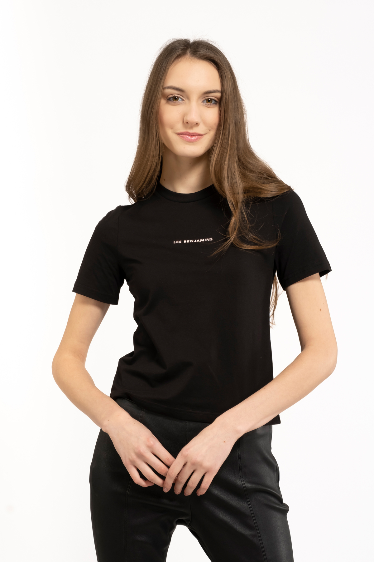 Les BenjaminsSiyah Arkası Desenli T-shirt