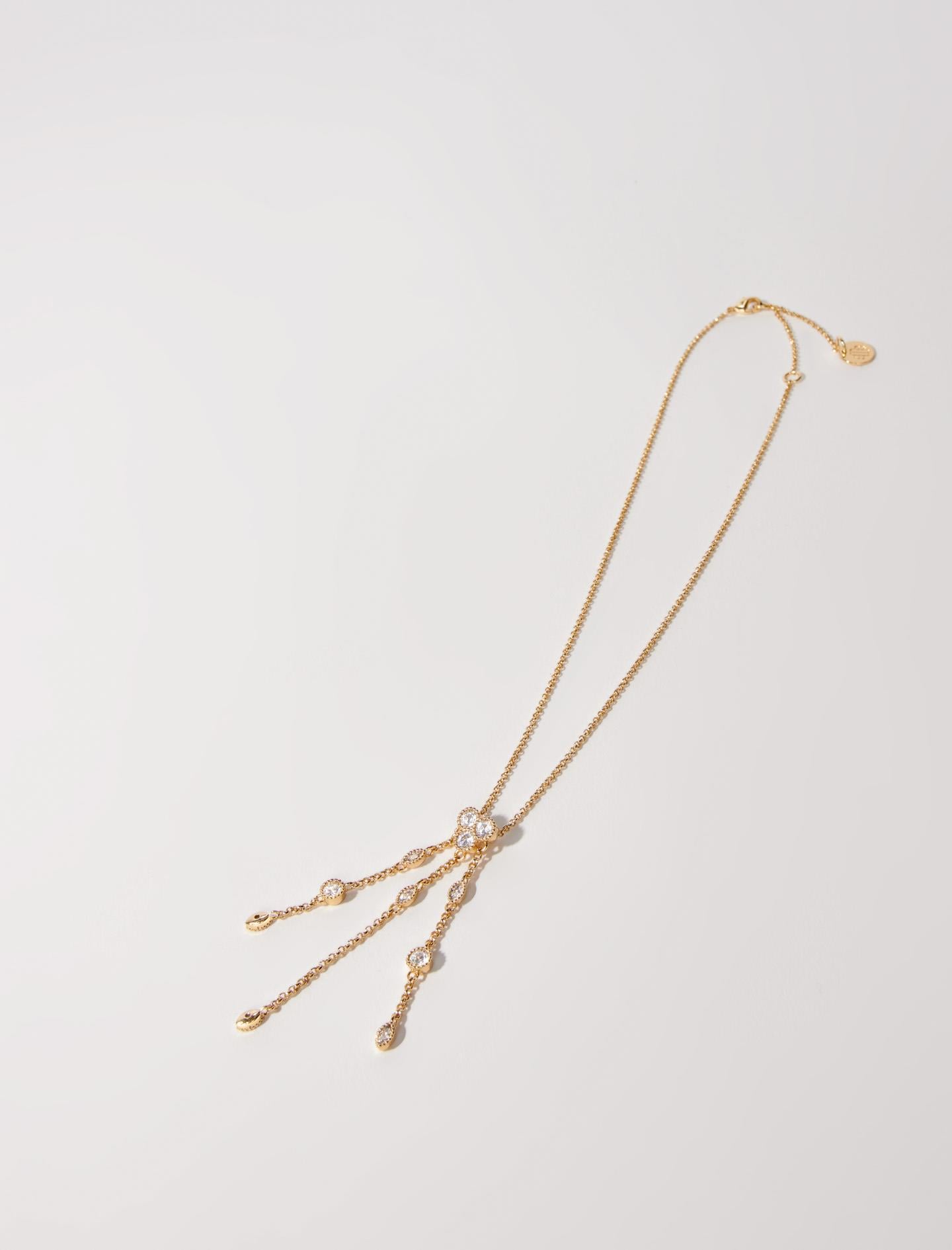 MajeTaşlı Gold Kolye