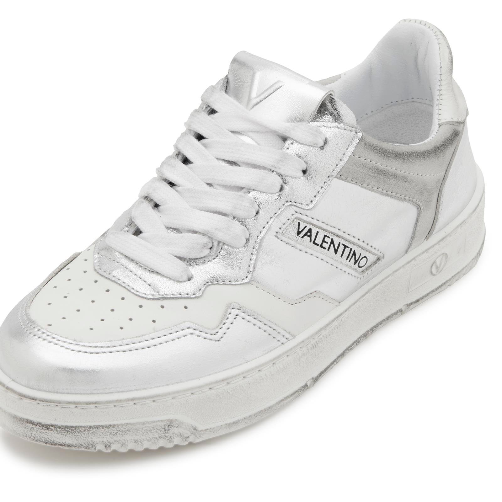 Mario ValentinoEskitme Görünümlü Deri Erkek Sneaker