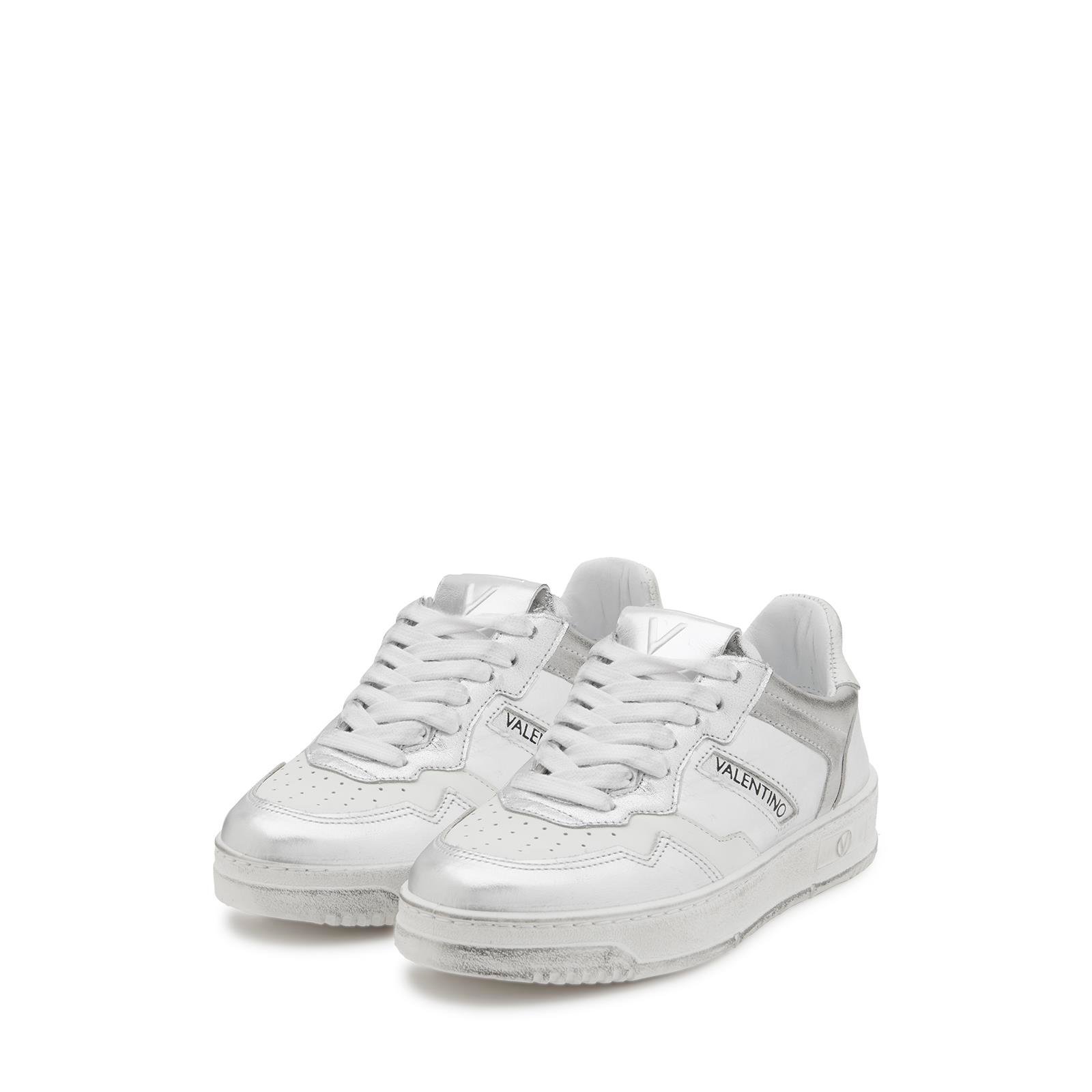 Mario ValentinoEskitme Görünümlü Deri Erkek Sneaker