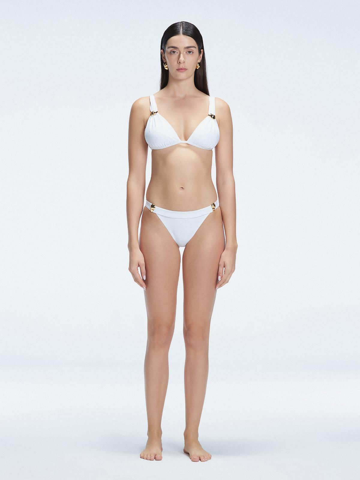 MoevaBeyaz Bikini Üstüü
