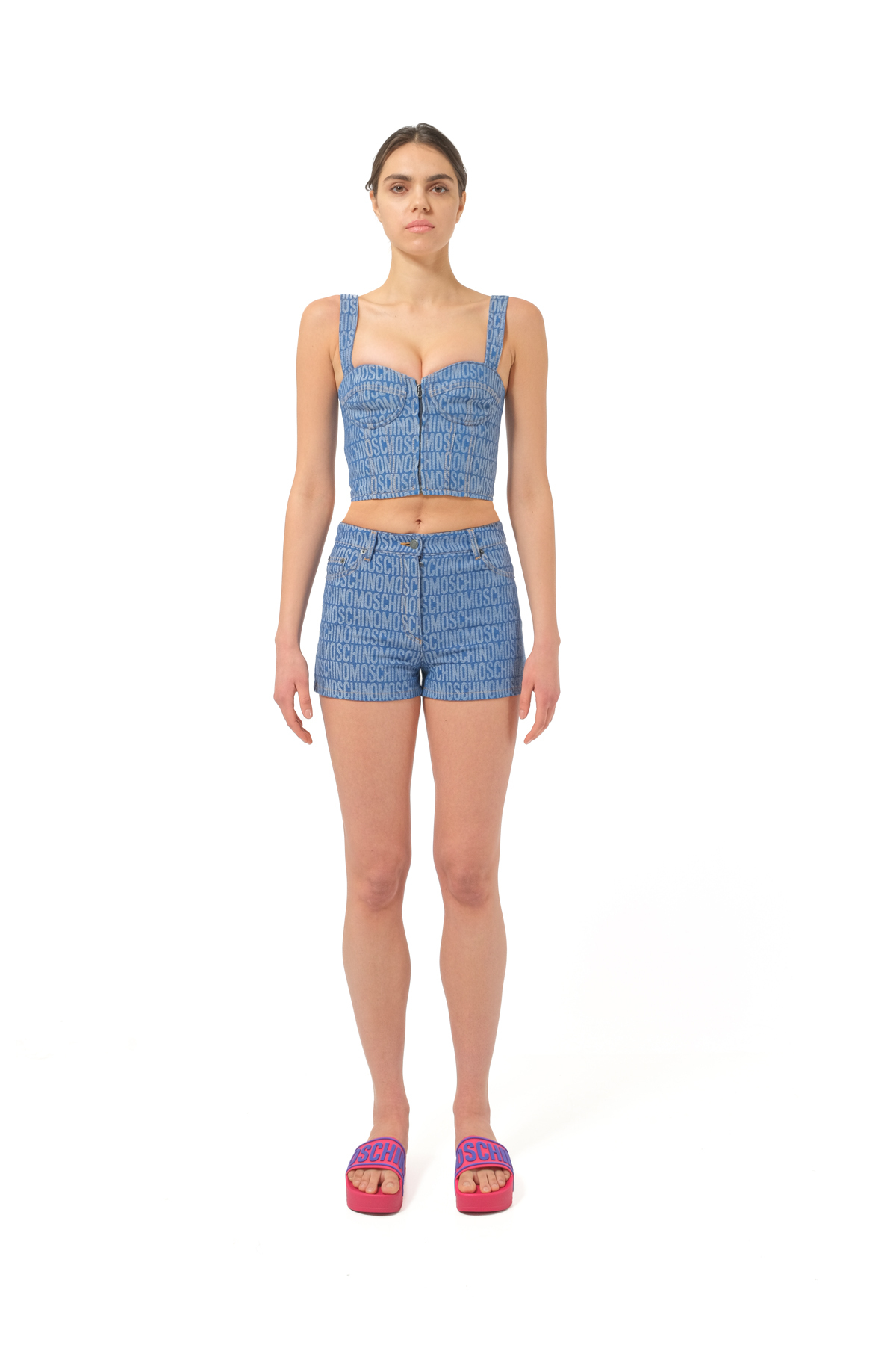 MoschinoMavi Logo Şort
