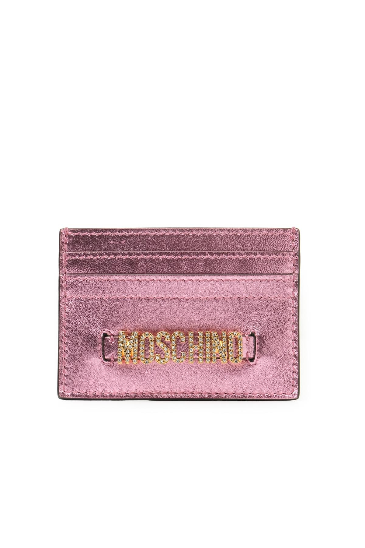 MoschinoMetalik Pembe Kartlık