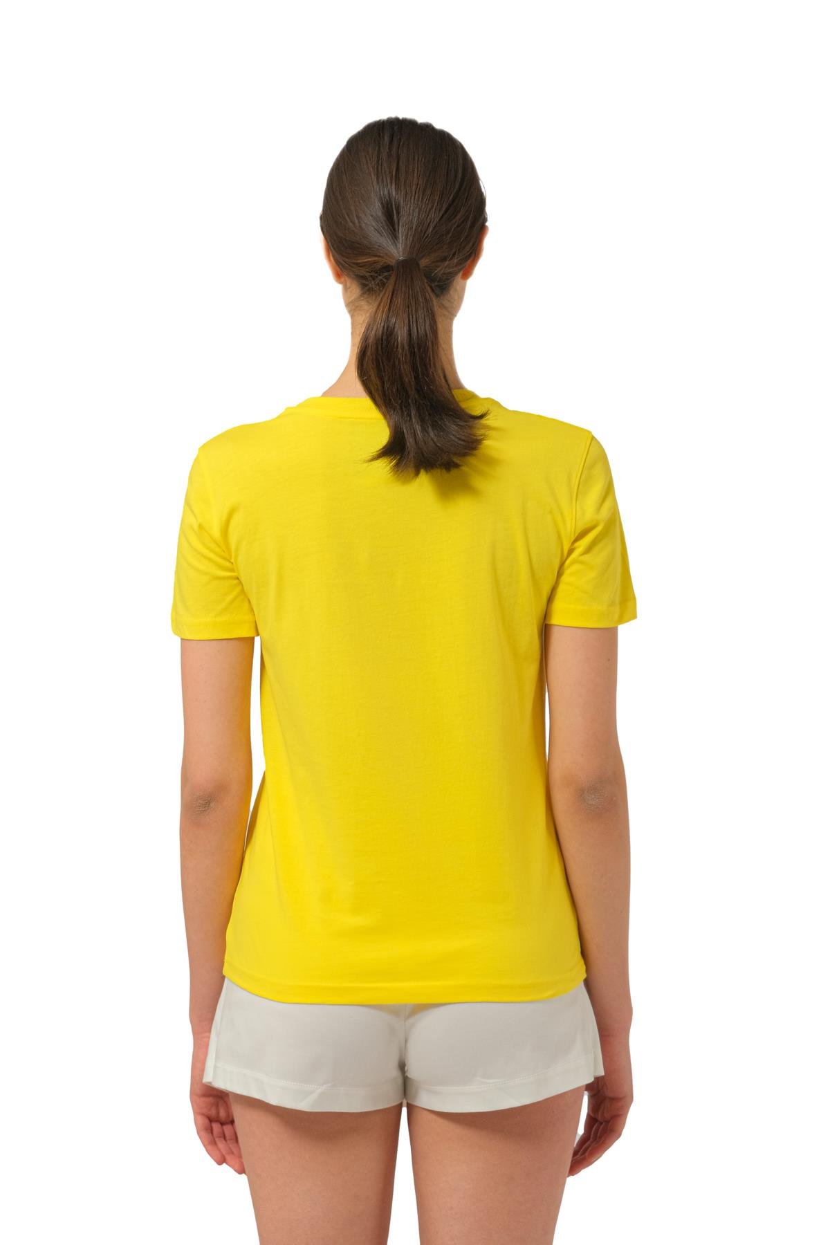MoschinoSarı Bisiklet Yaka T-shirt