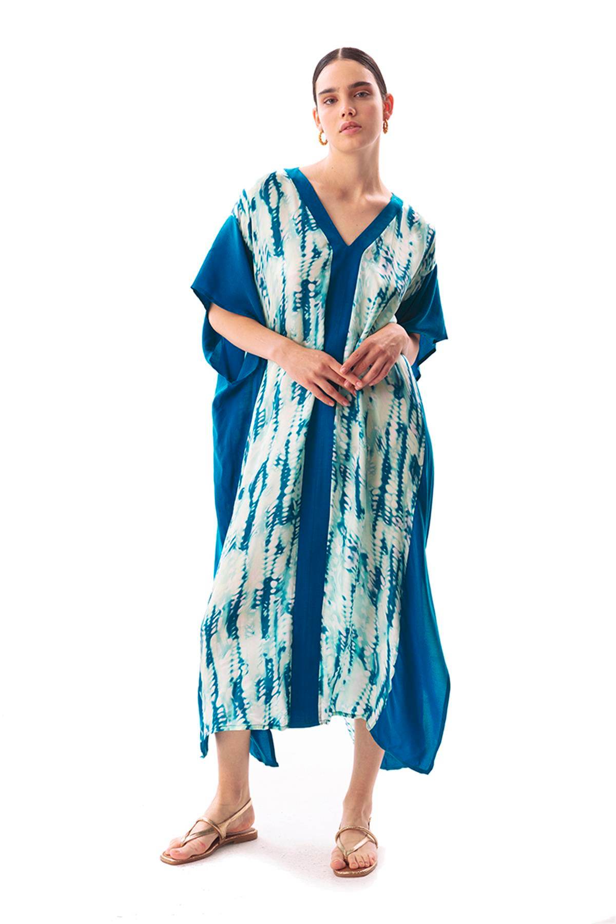 MovomTao Batik Desenli Kaftan