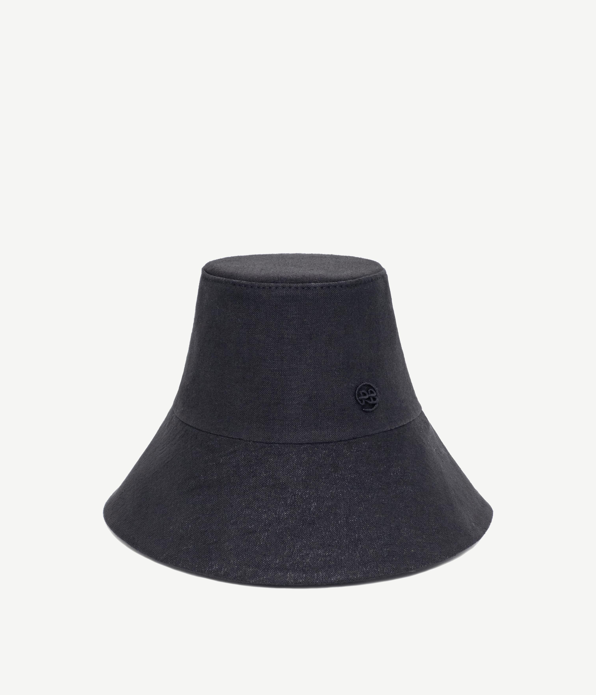 Ruslan BaginskiySiyah Fiyonklu Bucket Şapka