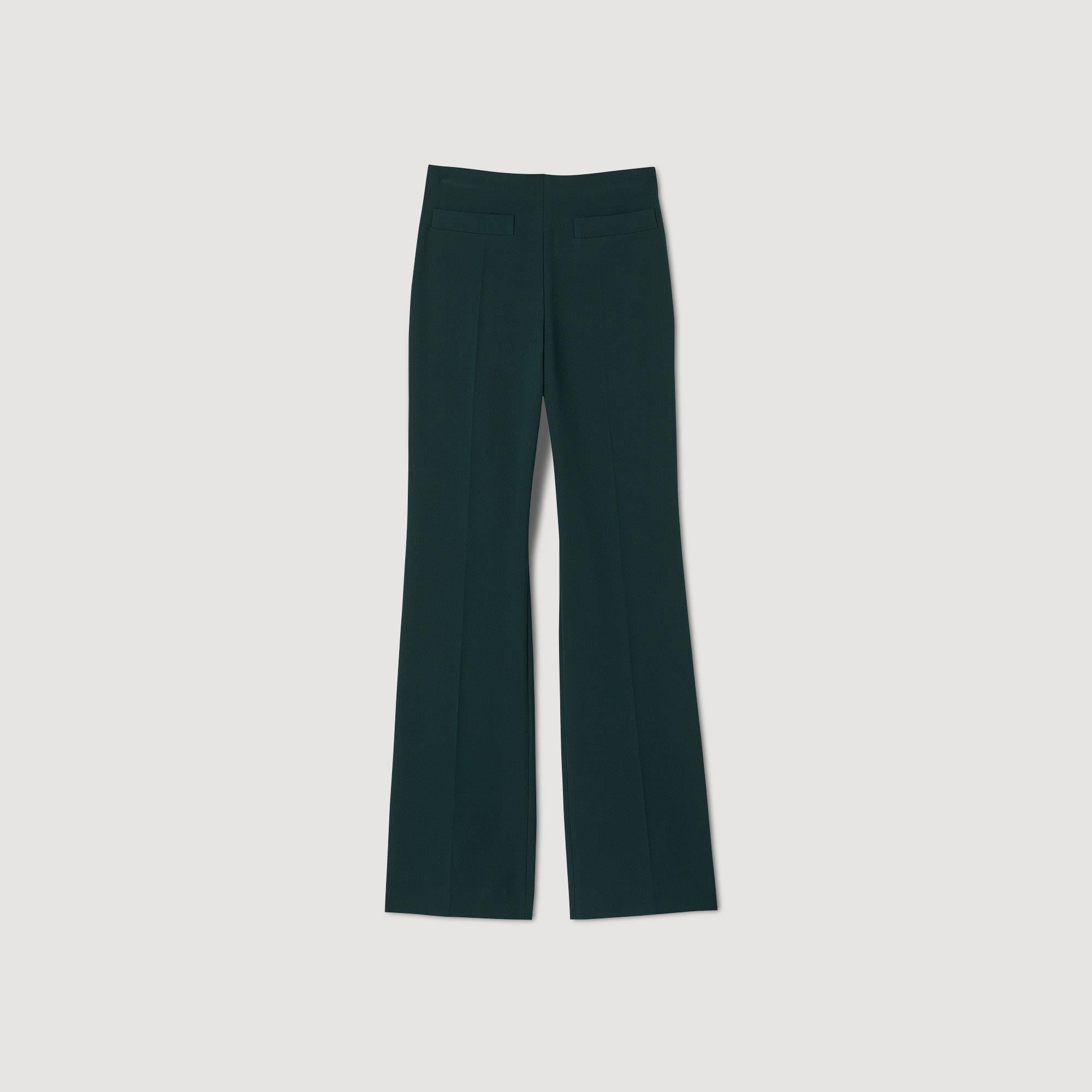 SANDROYeşil Geniş Paça Pantolon