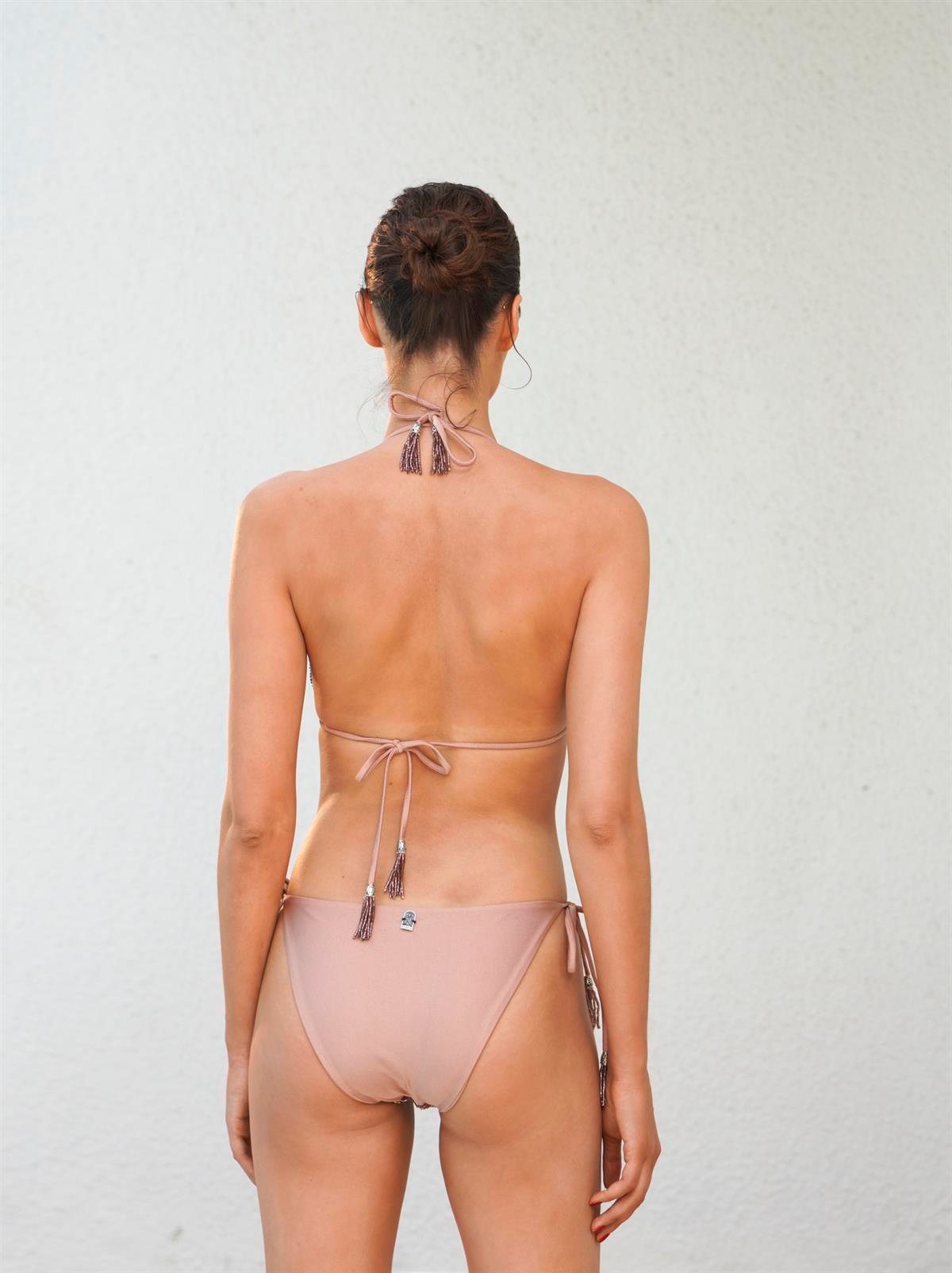 Seben KocibeyLyla Pembe Boncuklu Bikini