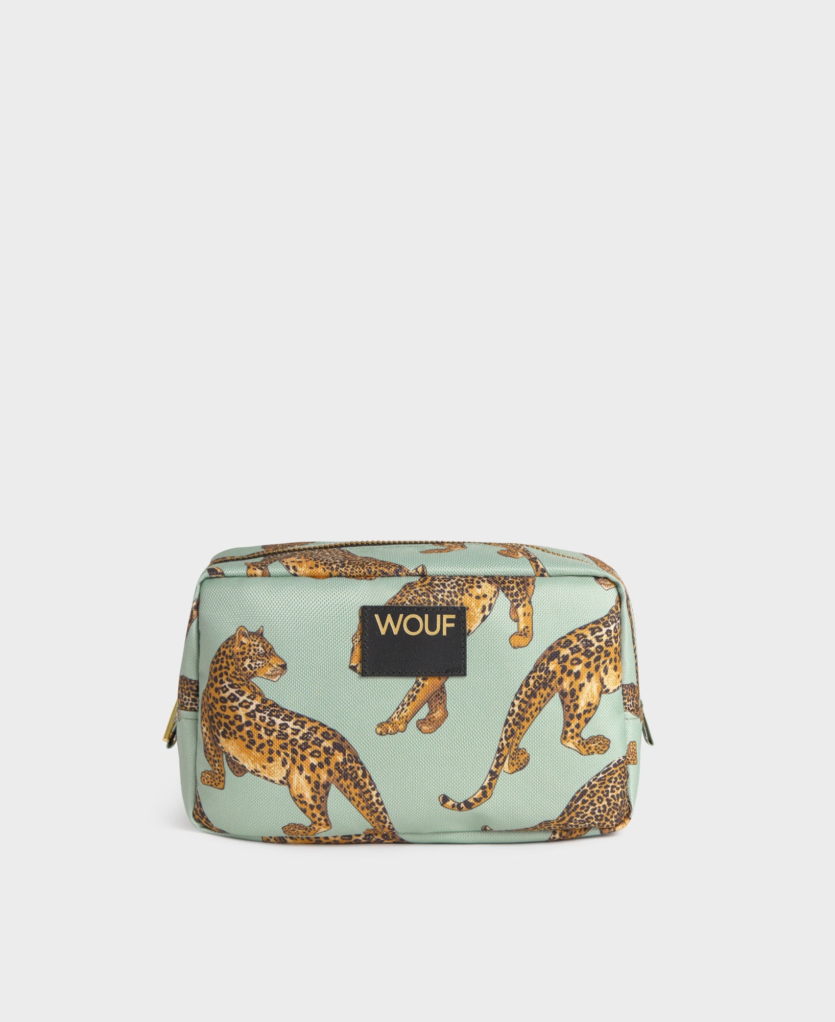 WOUFWouf Emerald Leopard - Makyaj Çantası