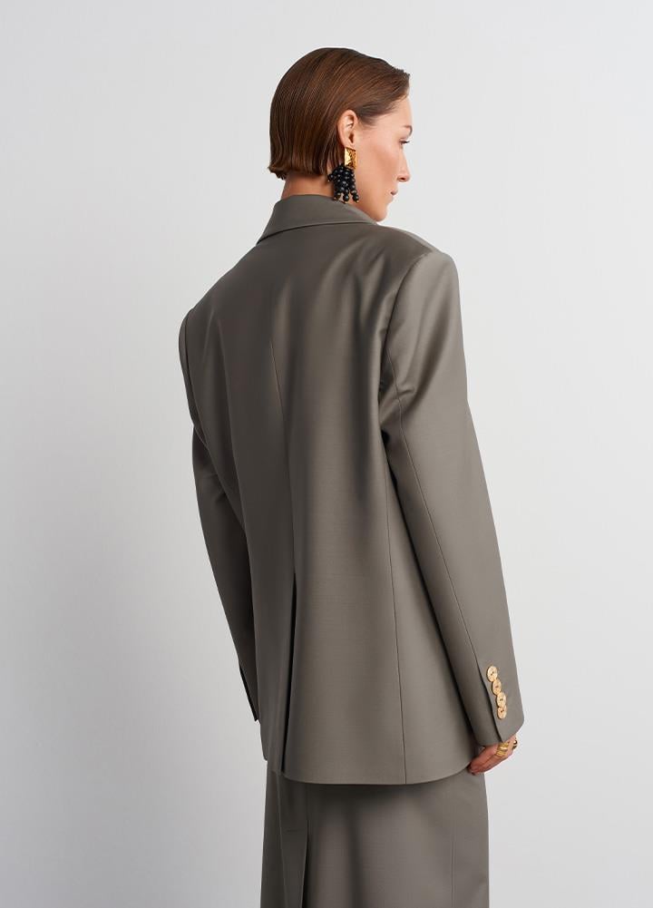 Acaria StudioDüğme Detaylı Oversize Blazer