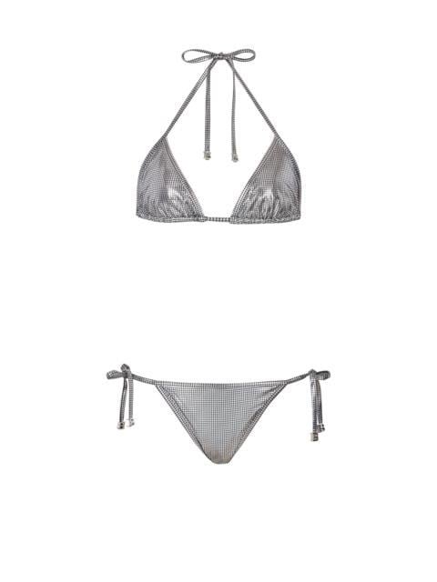 BalmainSilver Metalik Gönümlü Bikini