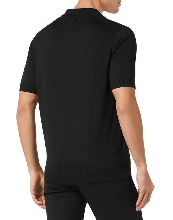 BillionaireSiyah Polo Yaka T-shirt
