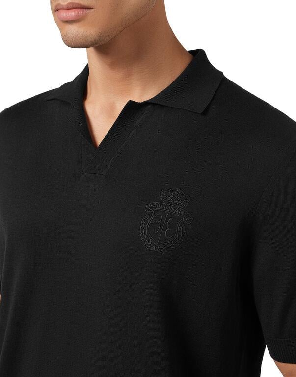 BillionaireSiyah Polo Yaka T-shirt