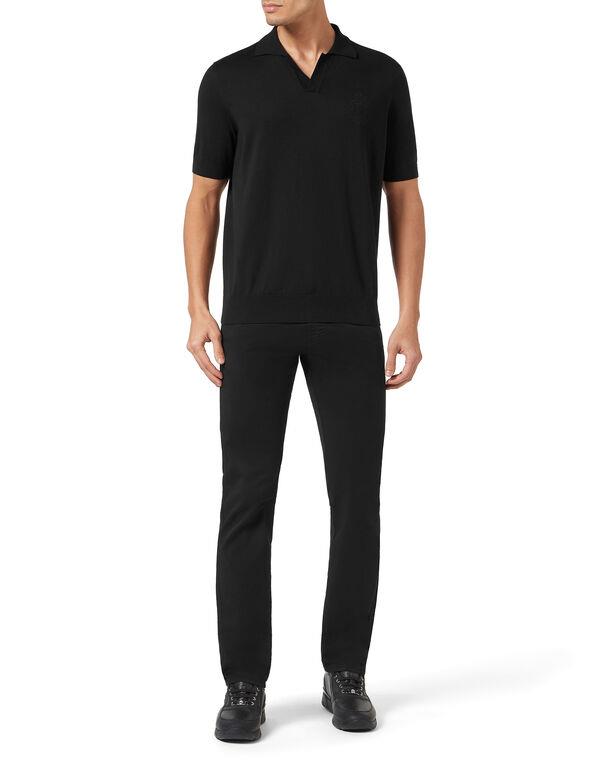 BillionaireSiyah Polo Yaka T-shirt