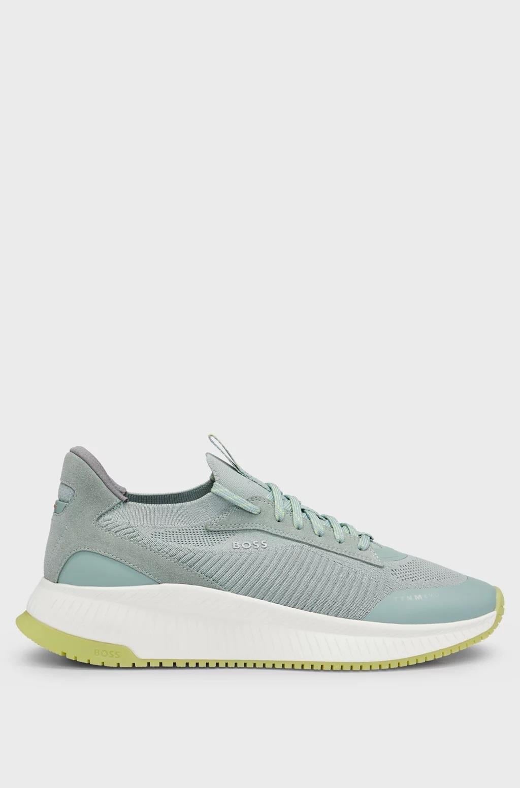 BossAçık Yeşil Platform Tabanlı Sneaker