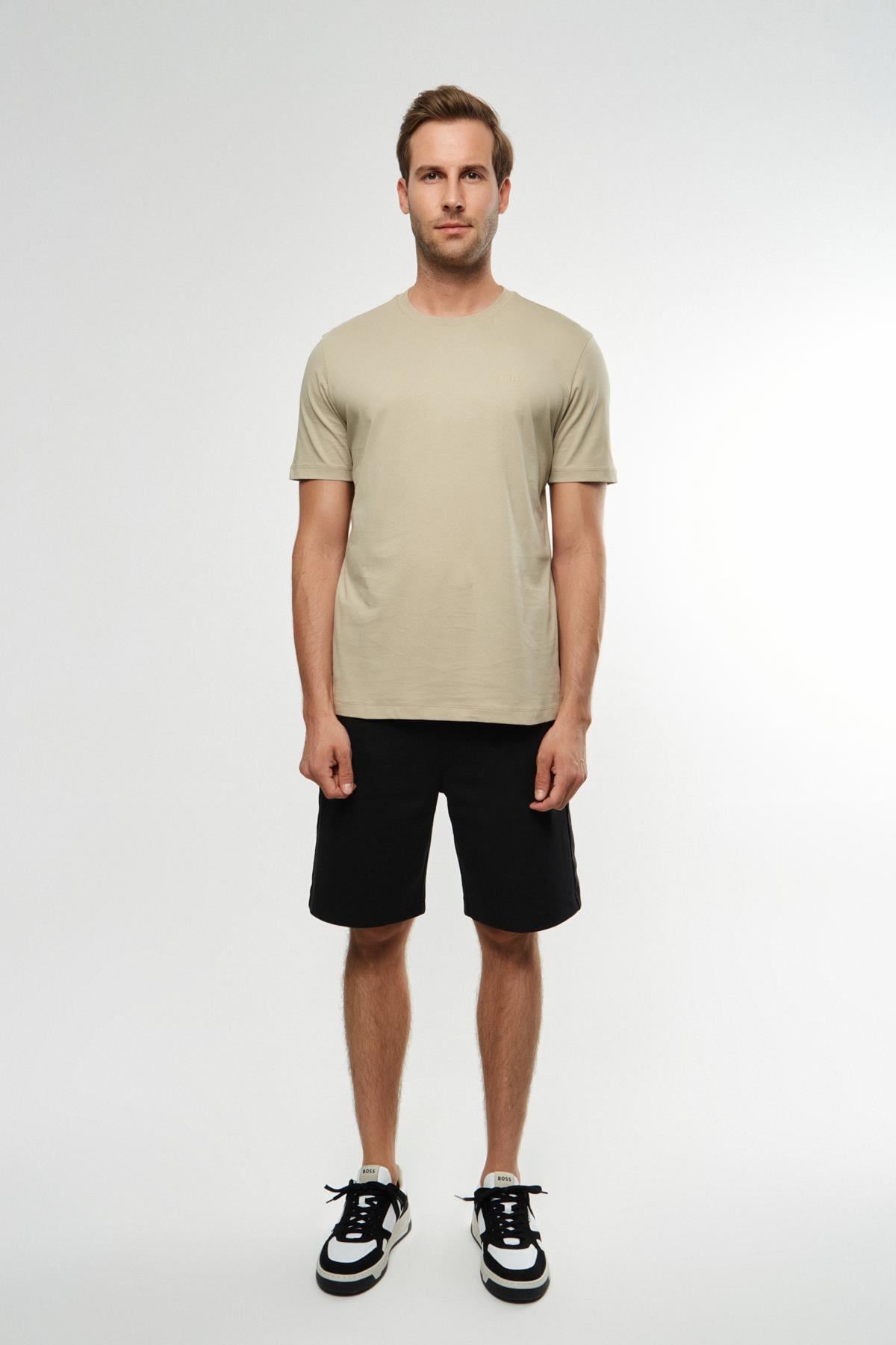 BossBej Bisiklet Yaka Basic T-shirt