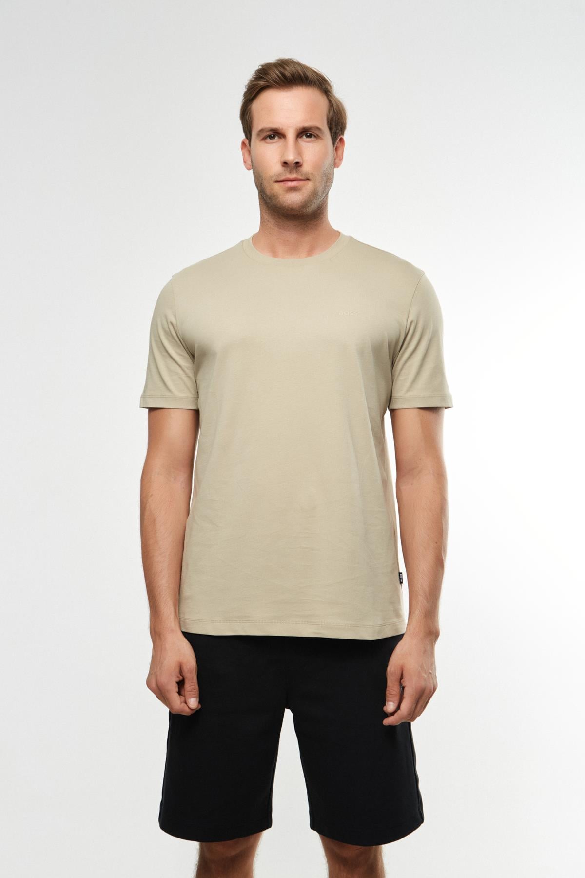 BossBej Bisiklet Yaka Basic T-shirt
