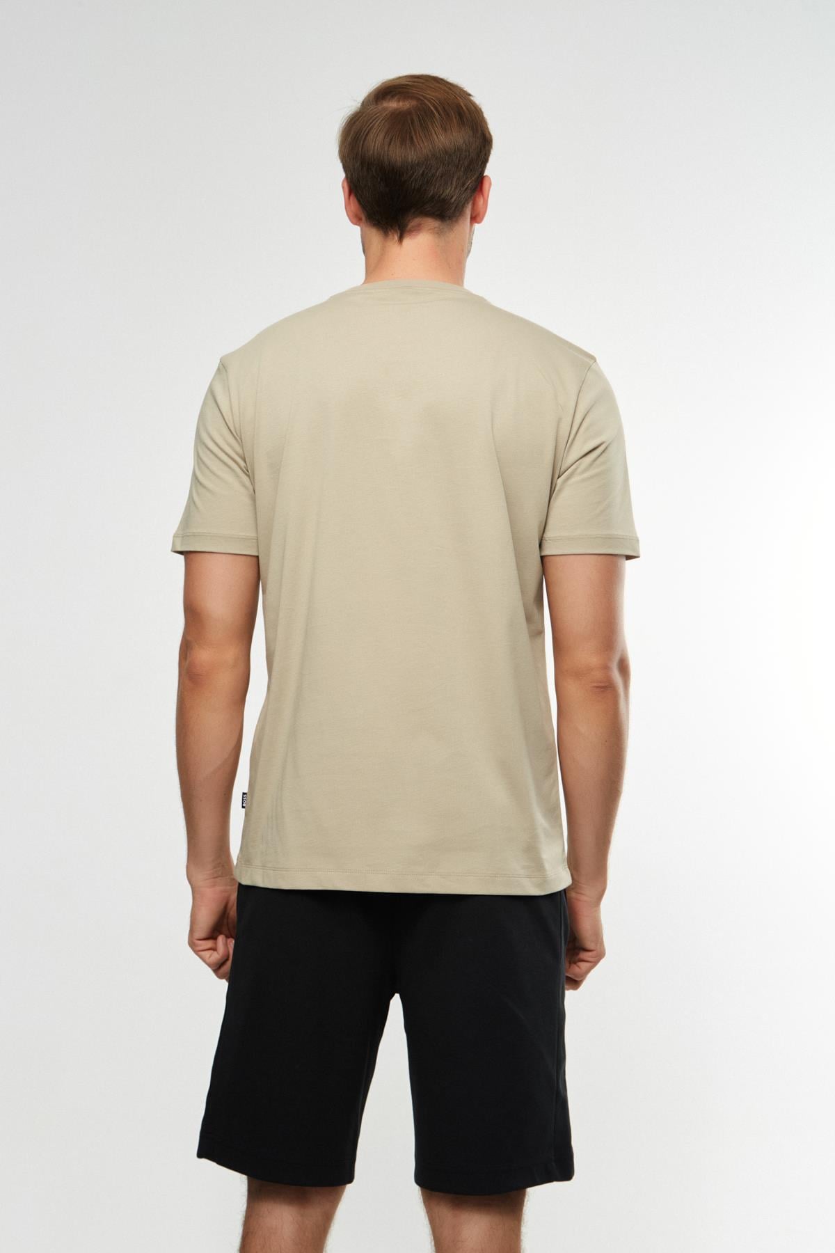 BossBej Bisiklet Yaka Basic T-shirt
