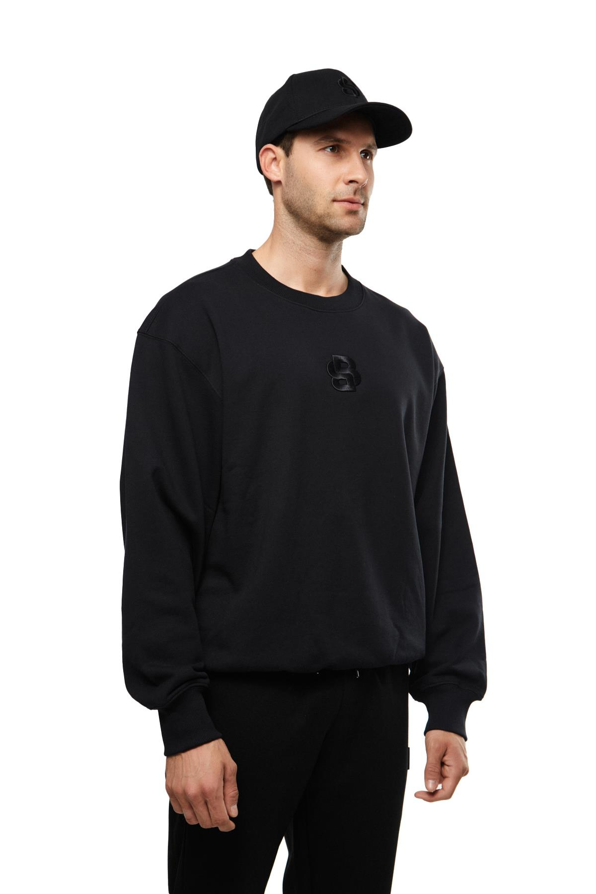 BossLogo Nakışlı Sweatshirt