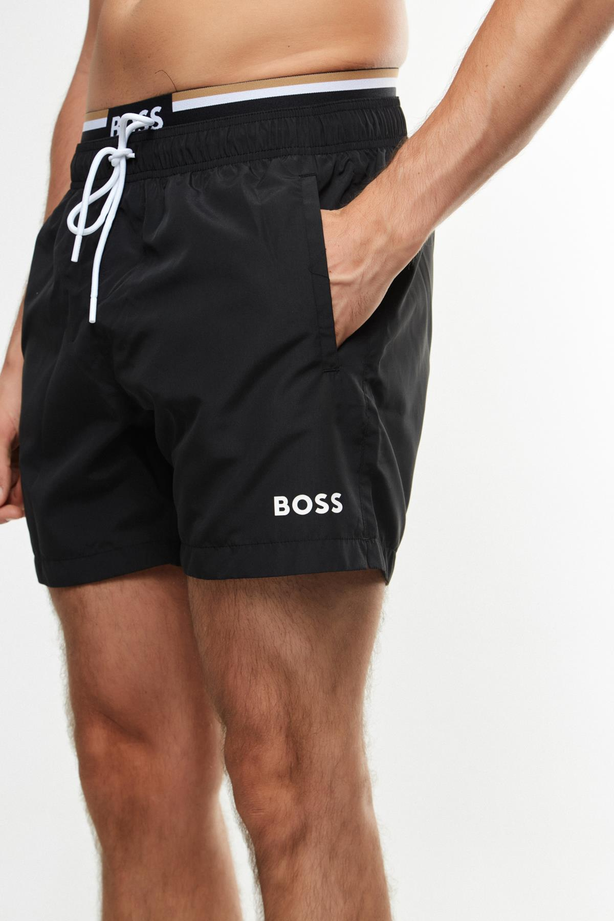 BossSiyah Şort Mayo