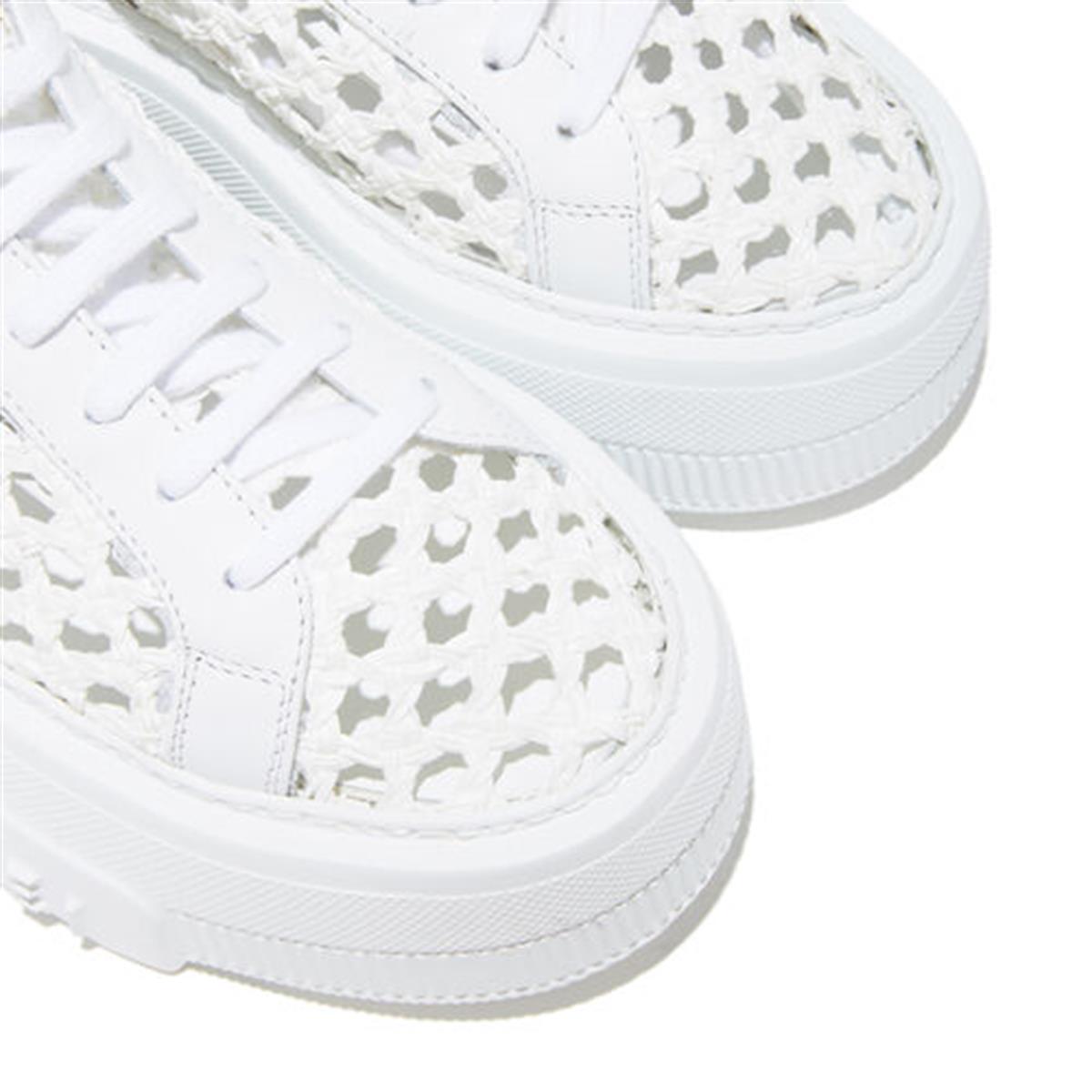 CasadeiBeyaz Delikli Platform Sneaker