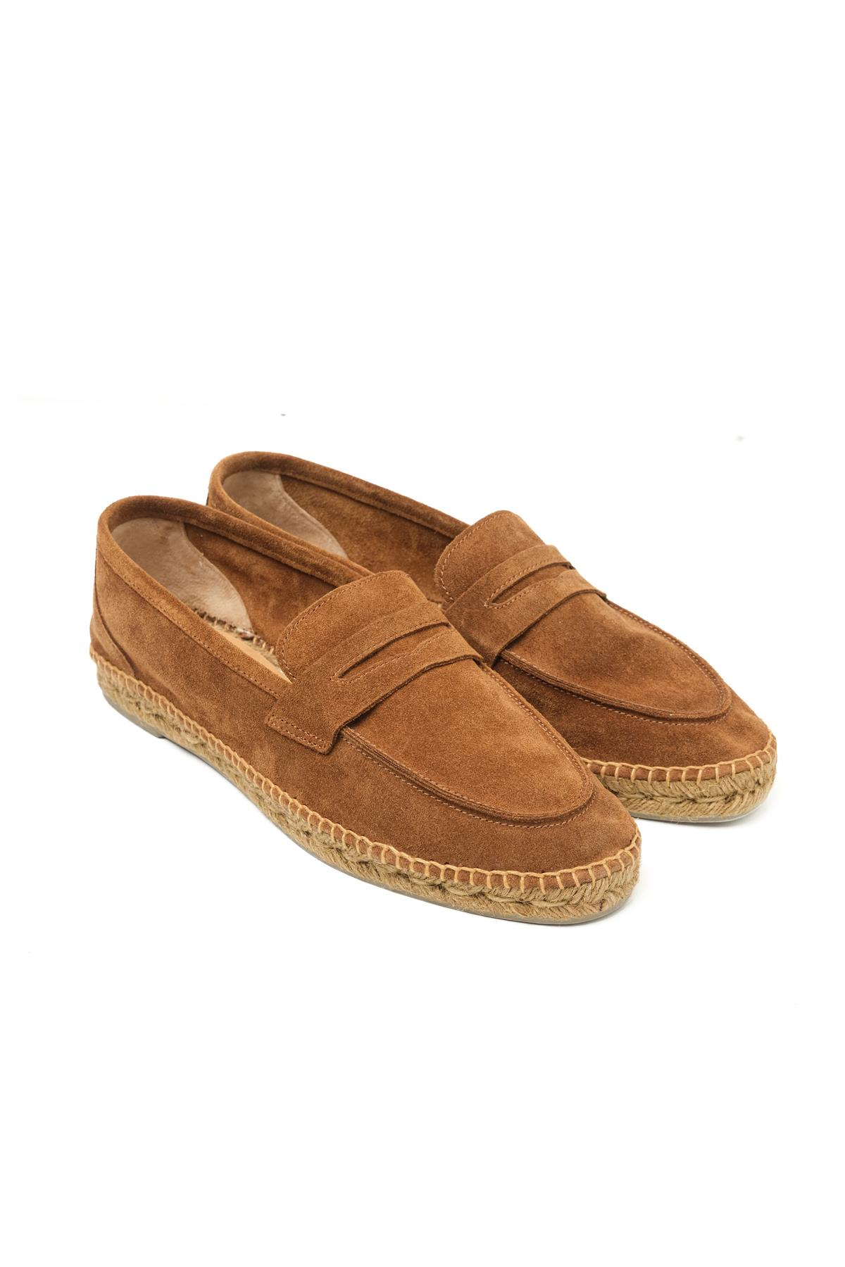 CastanerKahverengi Süet Erkek Espadril