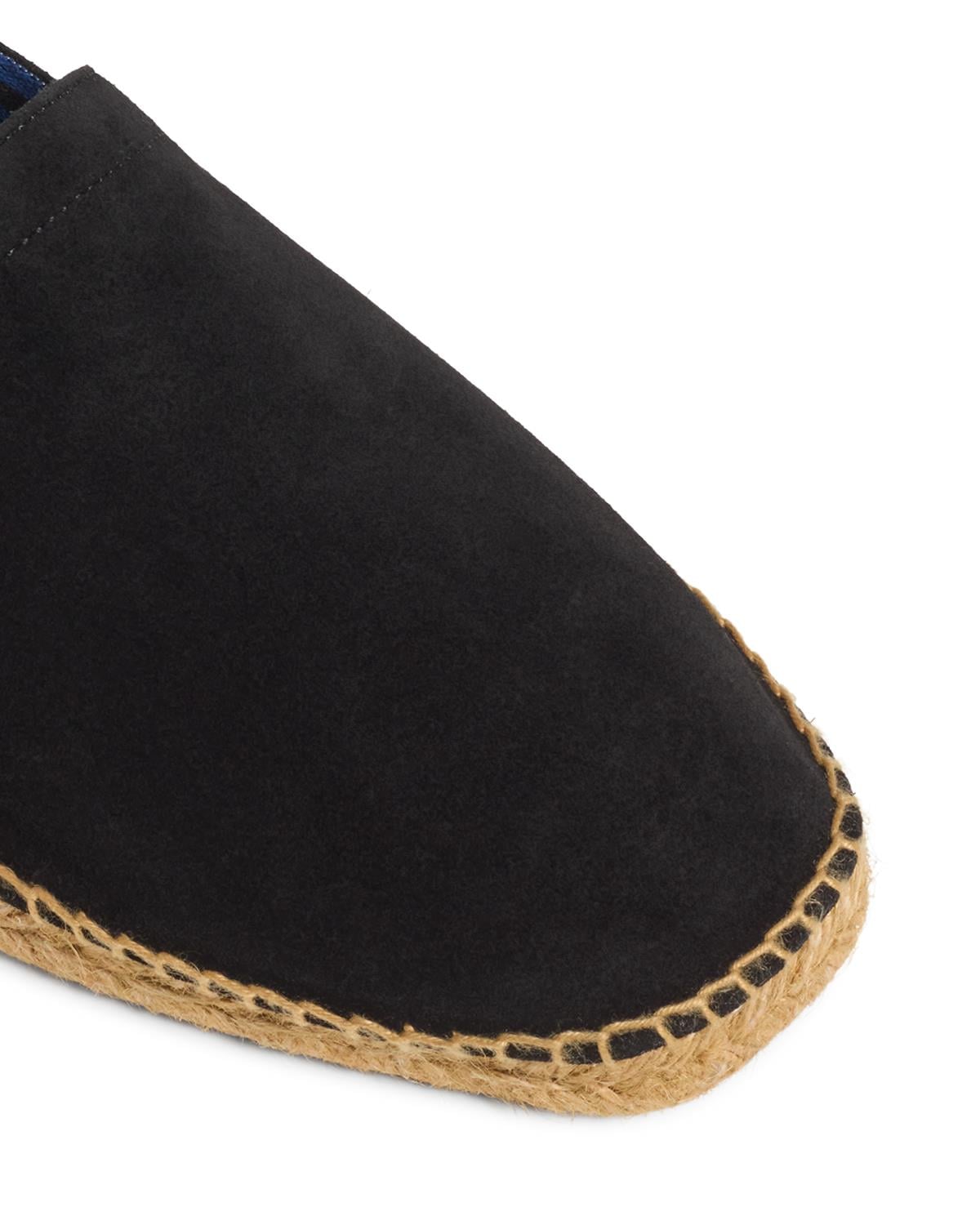 CastanerPablo Siyah Süet Espadril