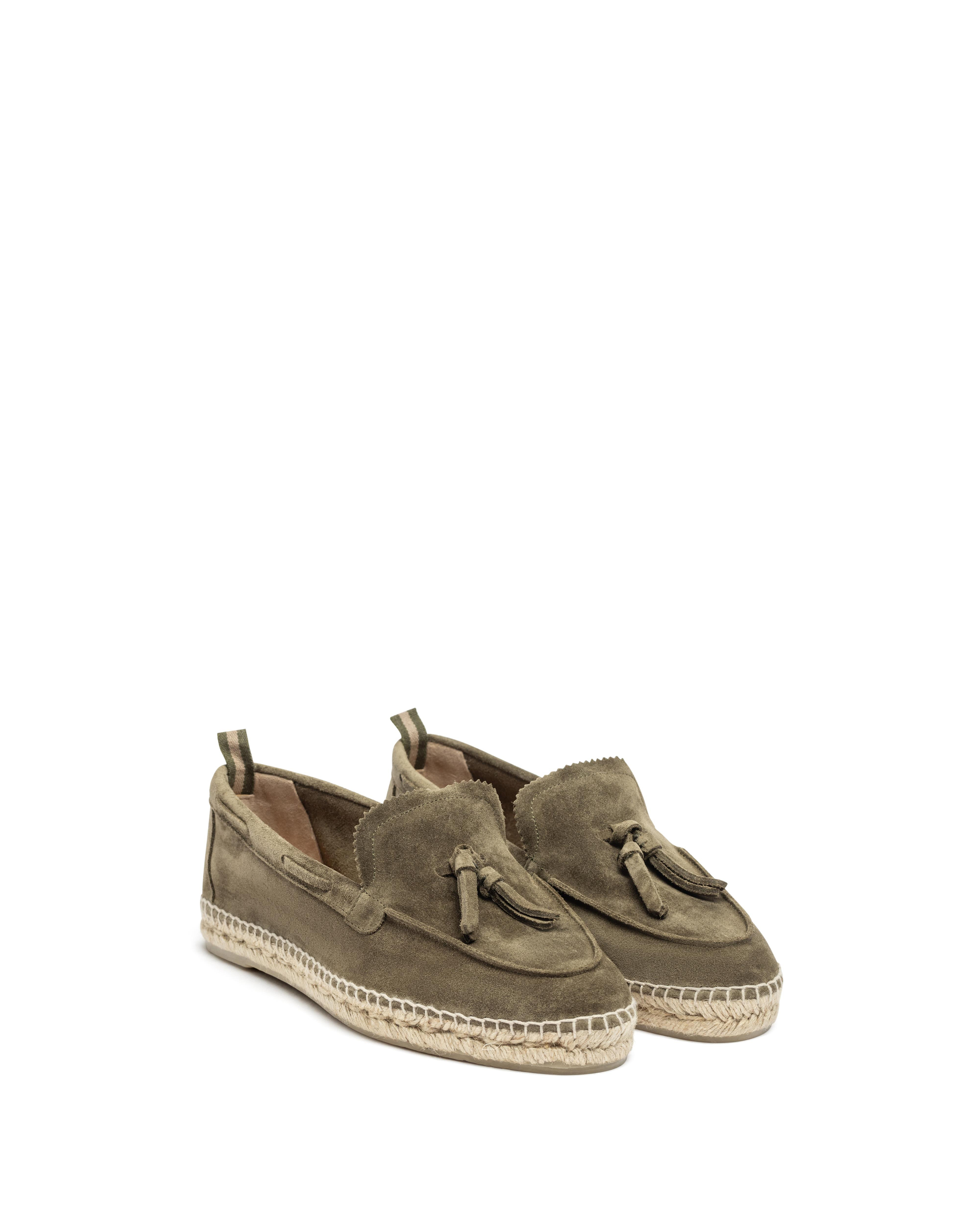 CastanerYeşil Süet Espadril