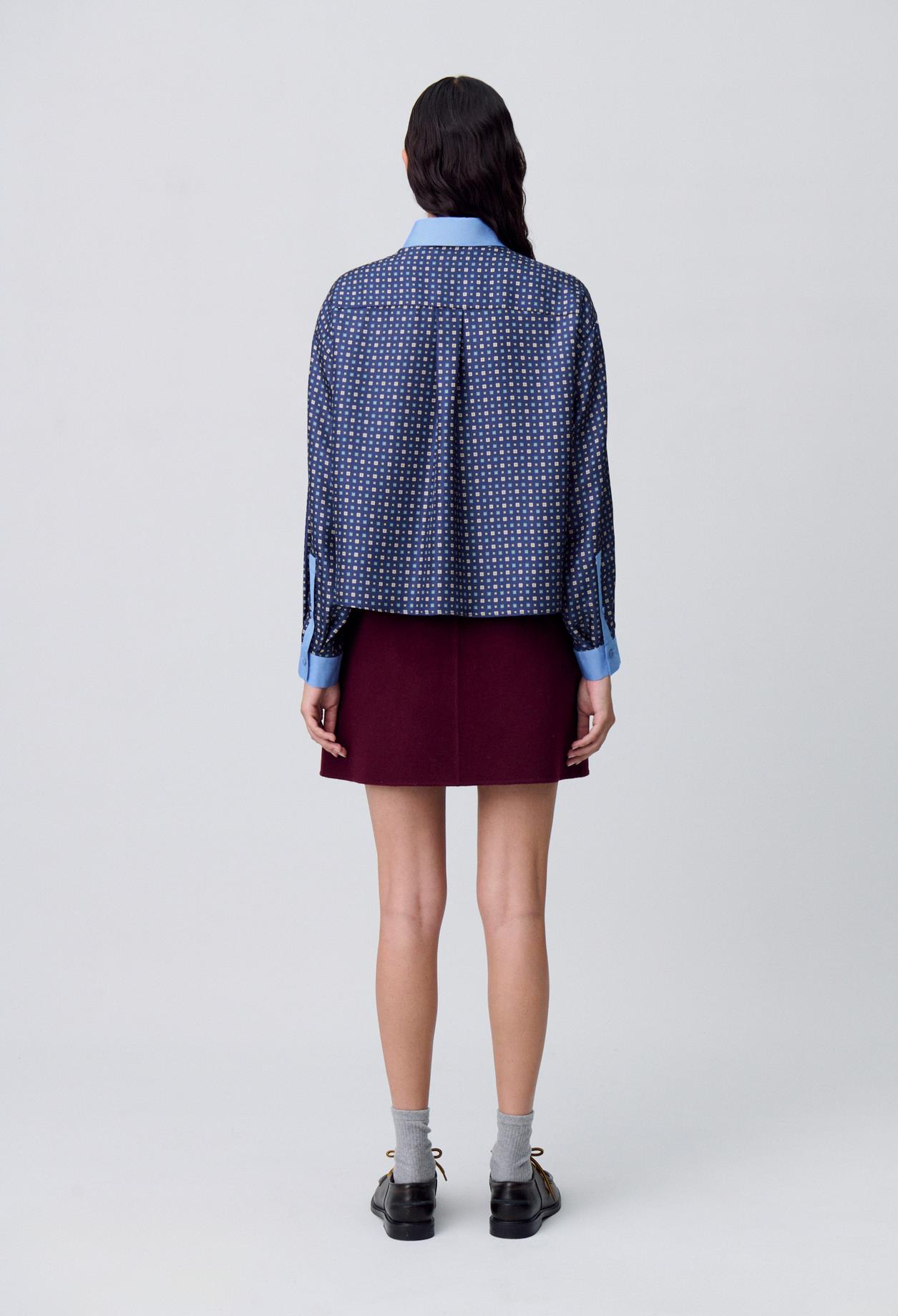 Claudie PierlotBaskı Detaylı İpek Gömlek