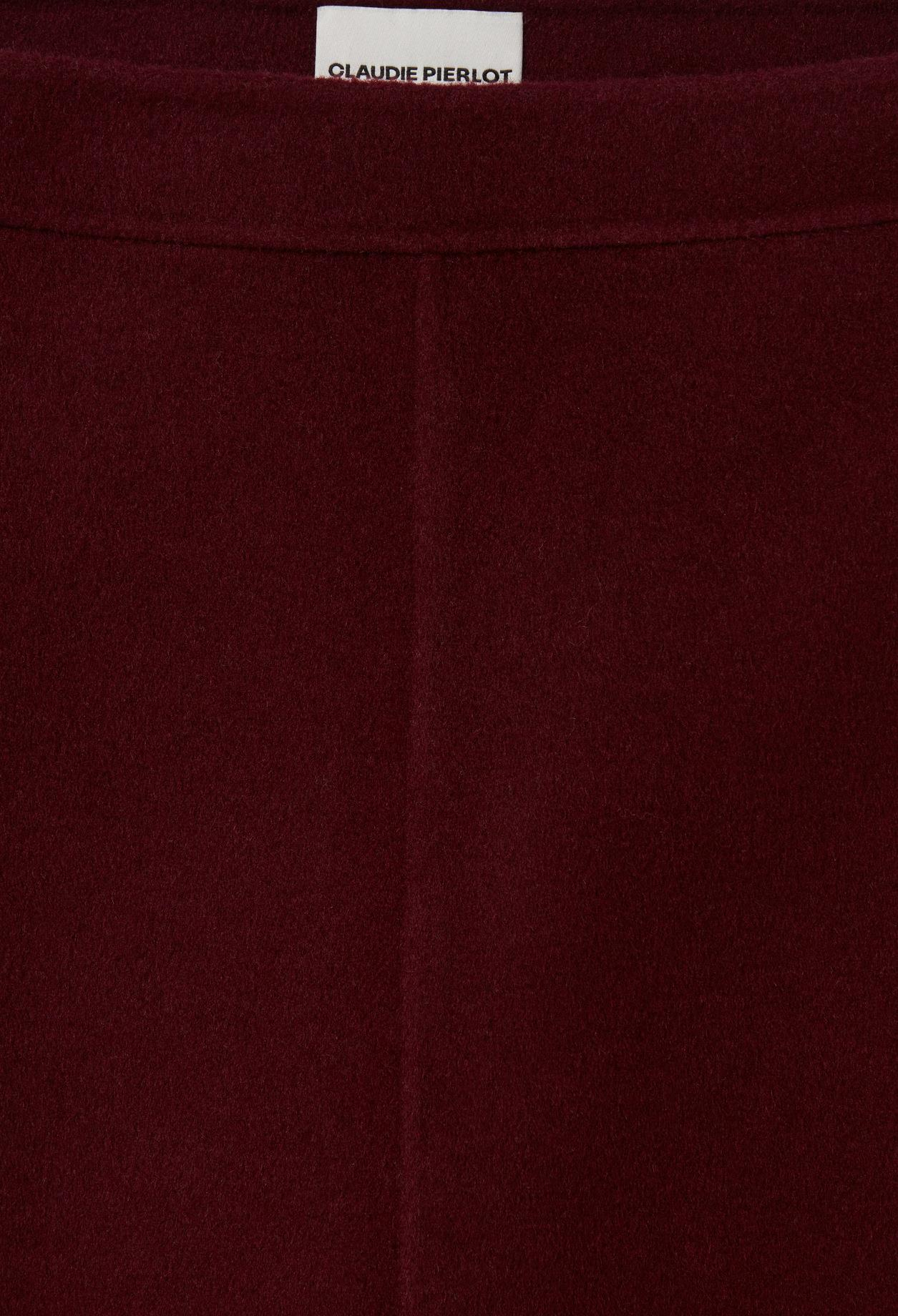 Claudie PierlotBordo Mini Yün Etek