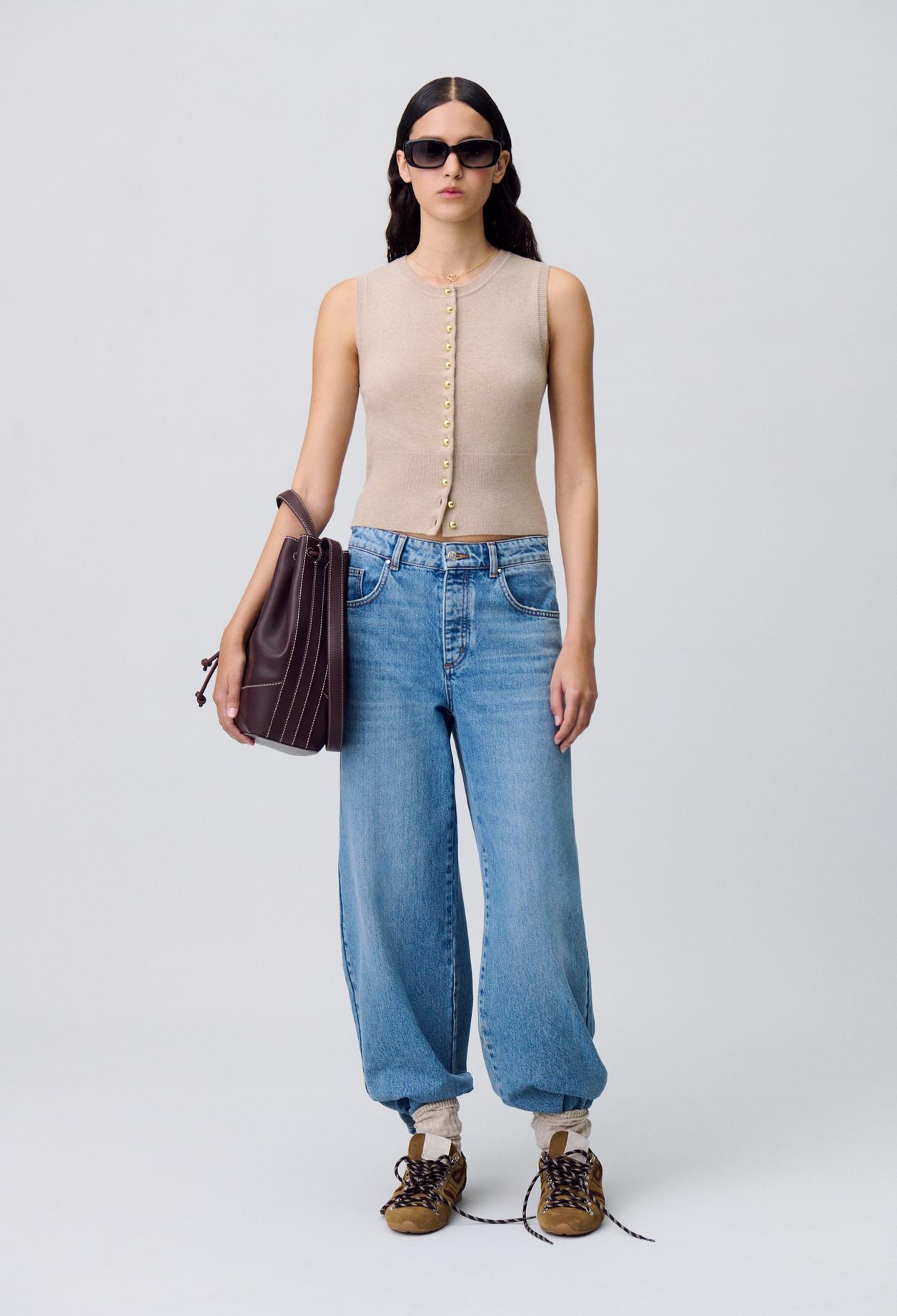 Claudie PierlotDüğmeli Triko Top