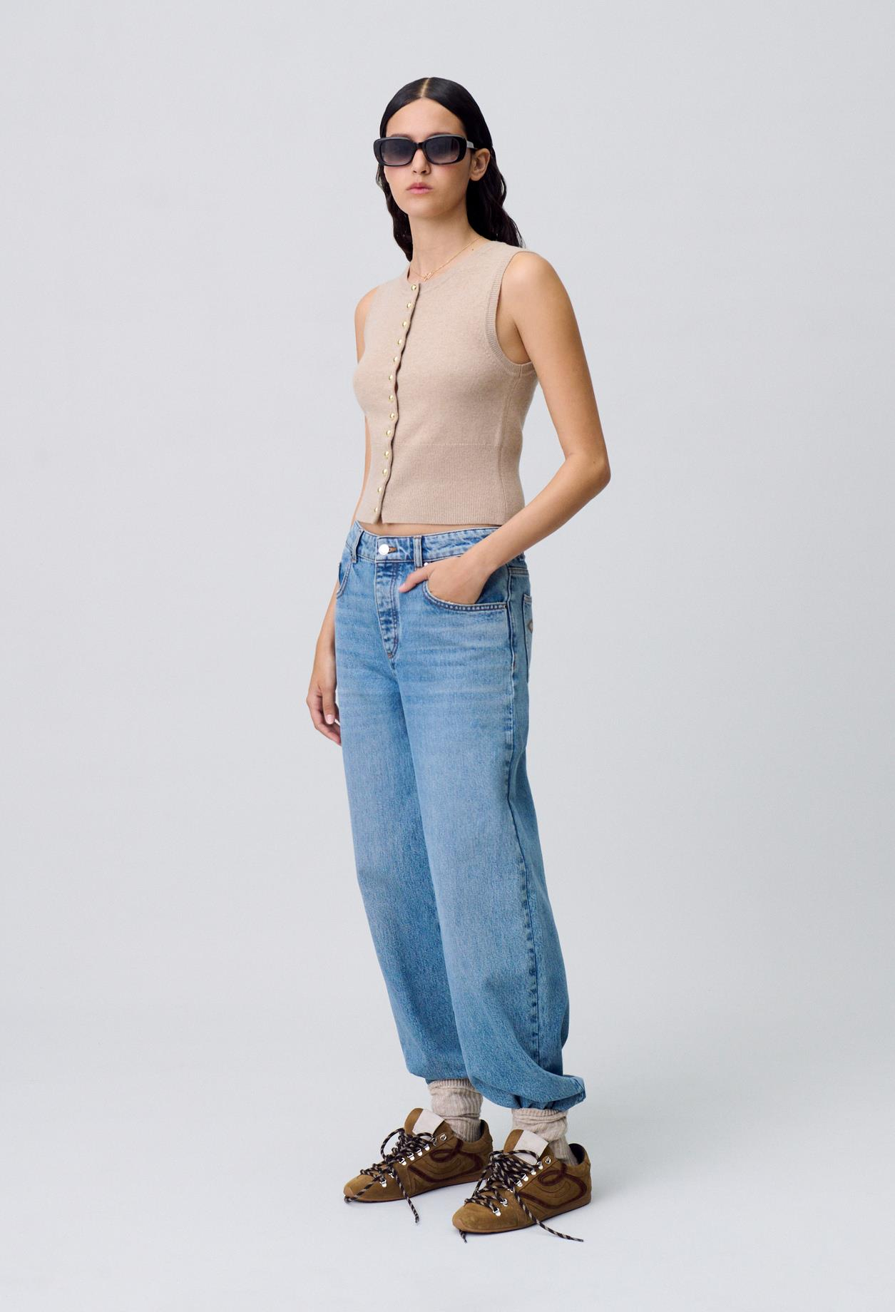 Claudie PierlotDüğmeli Triko Top