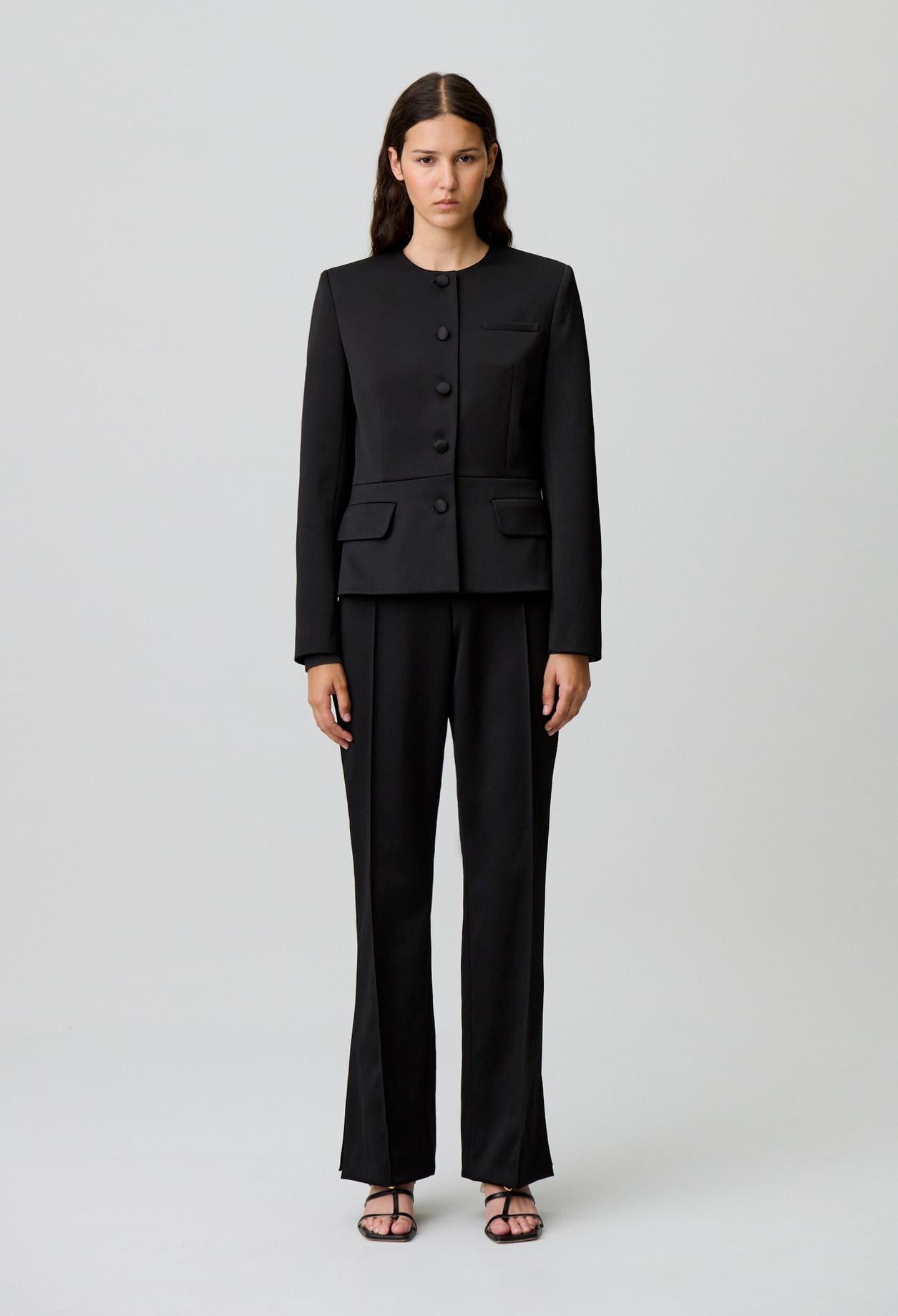 Claudie PierlotDüz Kesim Saten Pantolon