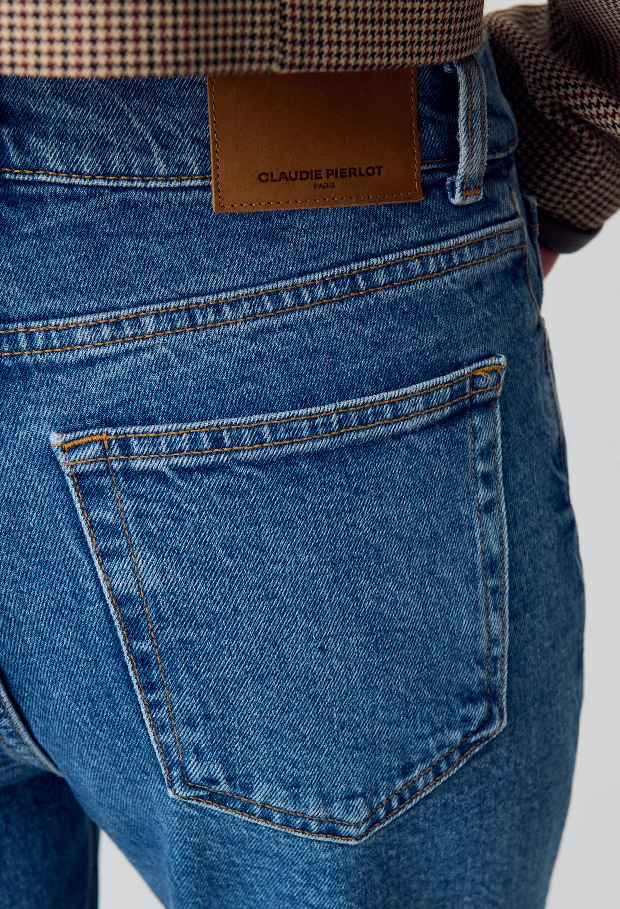 Claudie PierlotDüz Paça Jean Pantolon