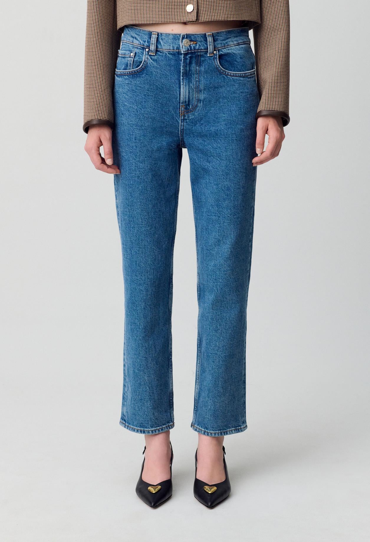 Claudie PierlotDüz Paça Jean Pantolon
