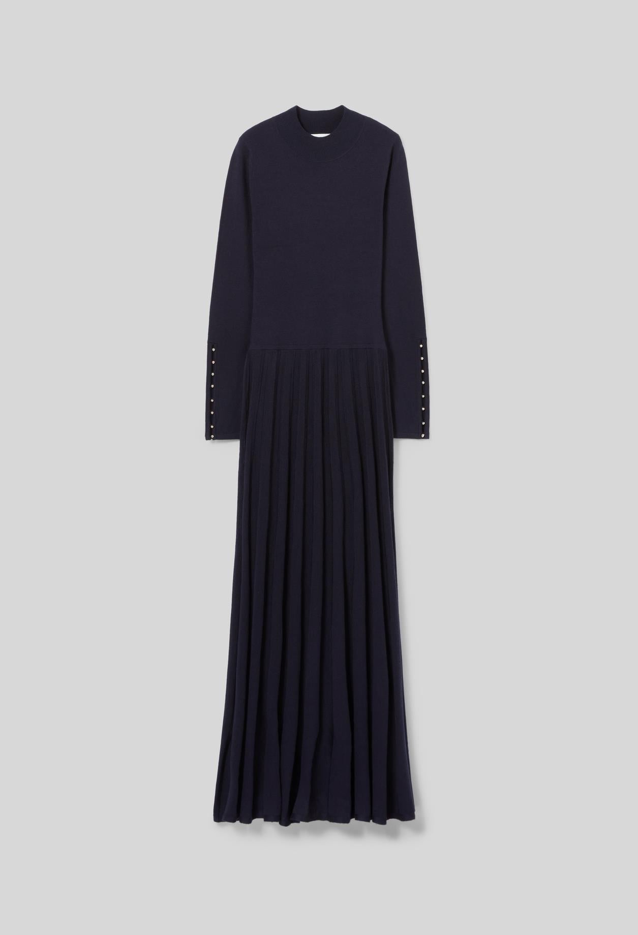Claudie PierlotLacivert Maxi Triko Elbise