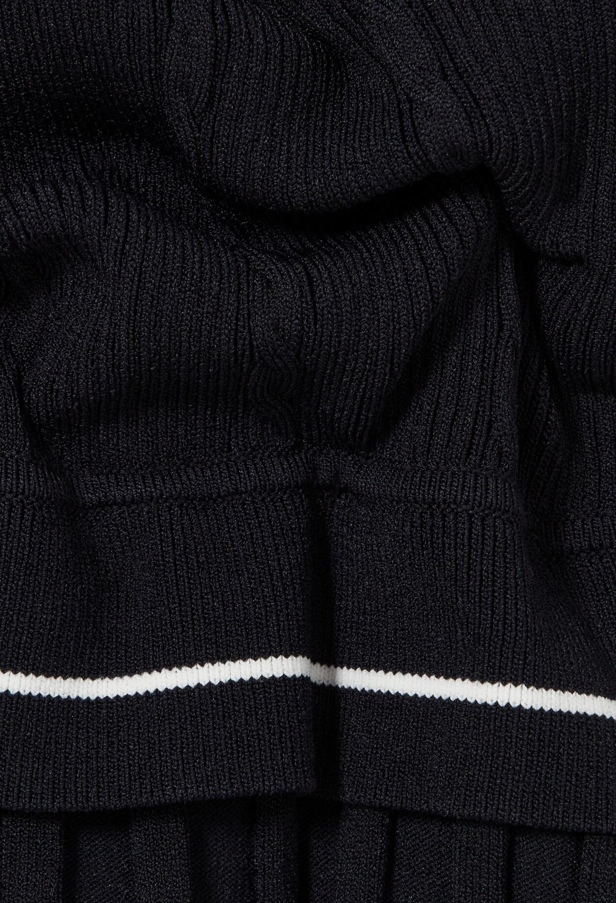 Claudie PierlotLacivert Mini Triko Elbise
