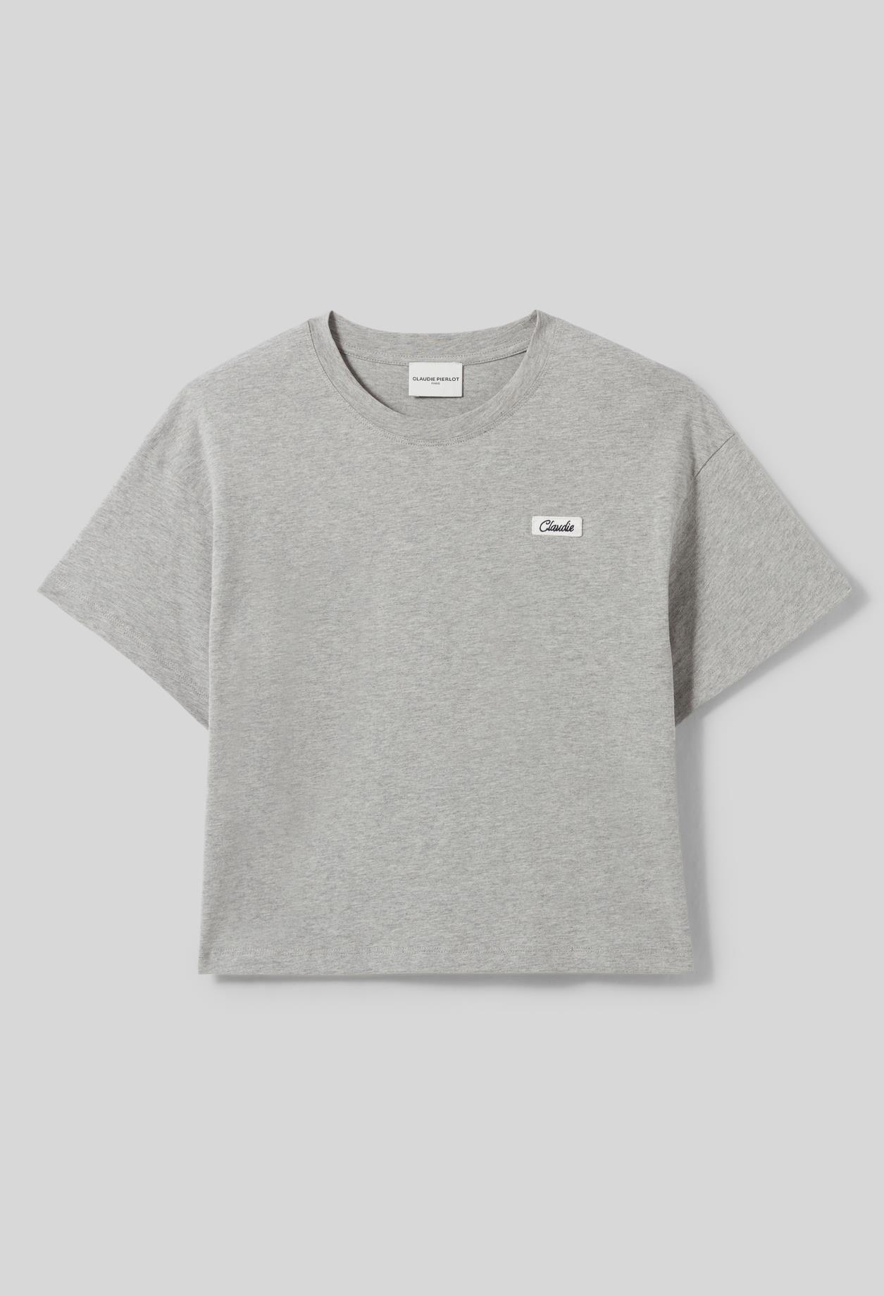 Claudie PierlotLogo Detaylı Pamuk Oversize T-shirt