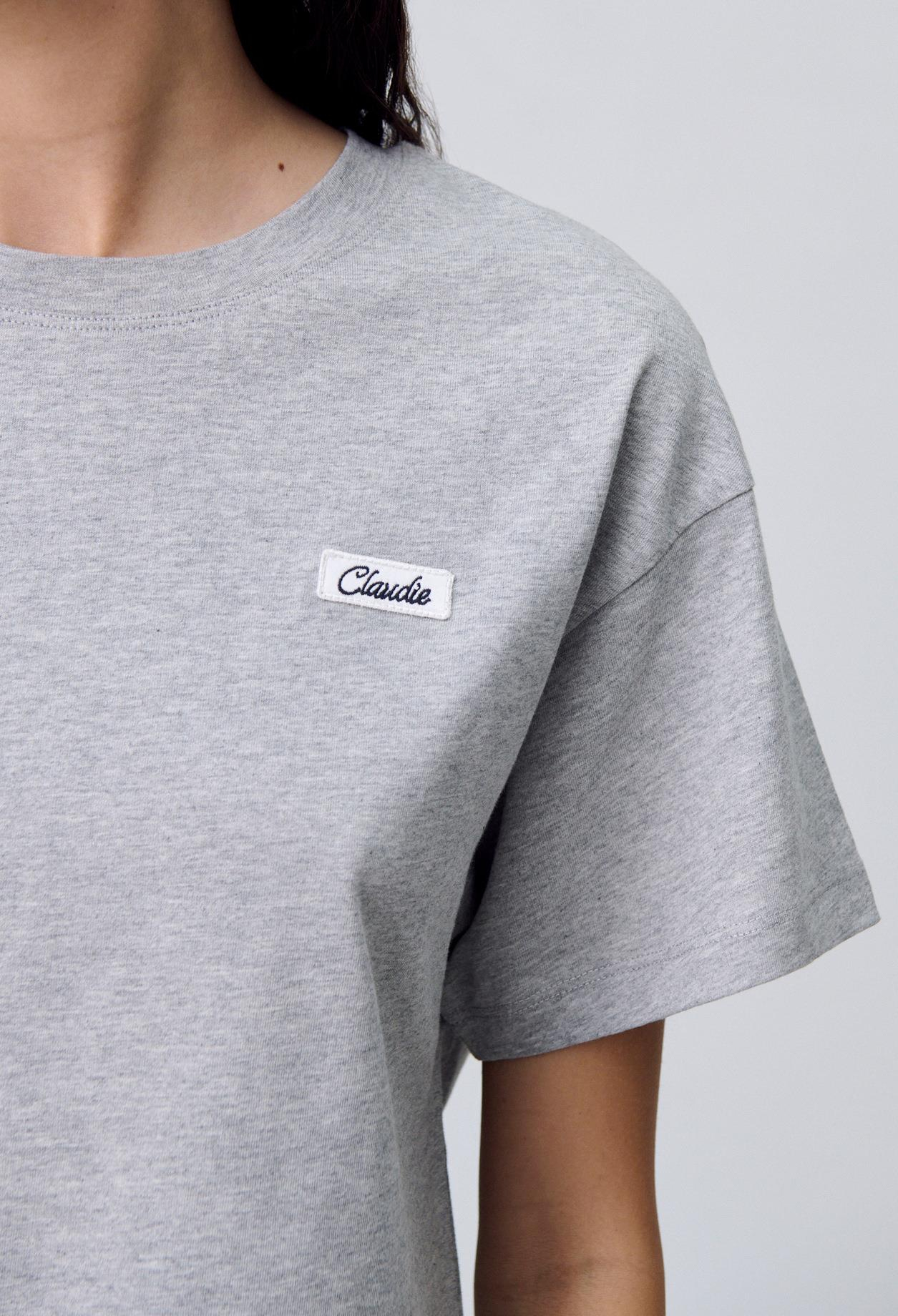 Claudie PierlotLogo Detaylı Pamuk Oversize T-shirt