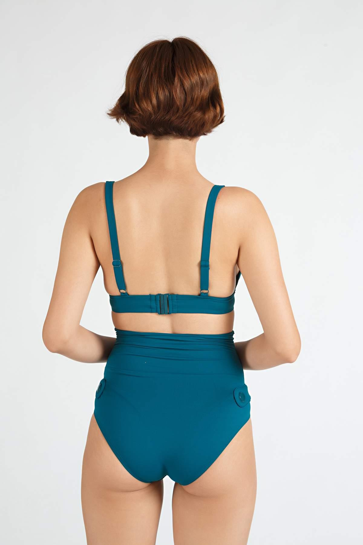 DnudD.NU.D Üçgen Mavi Bikini Üstü