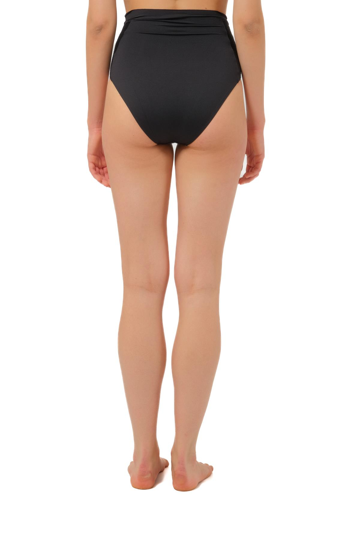 DnudSiyah Yüksek Bel Bikini Altı