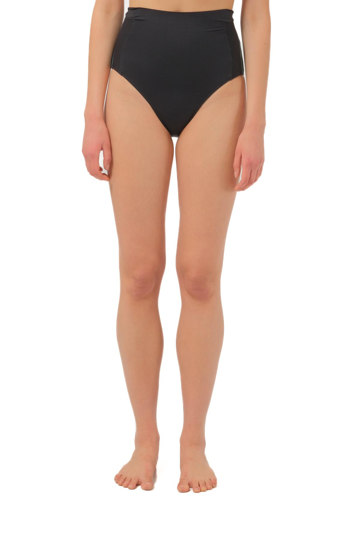 DnudSiyah Yüksek Bel Bikini Altı