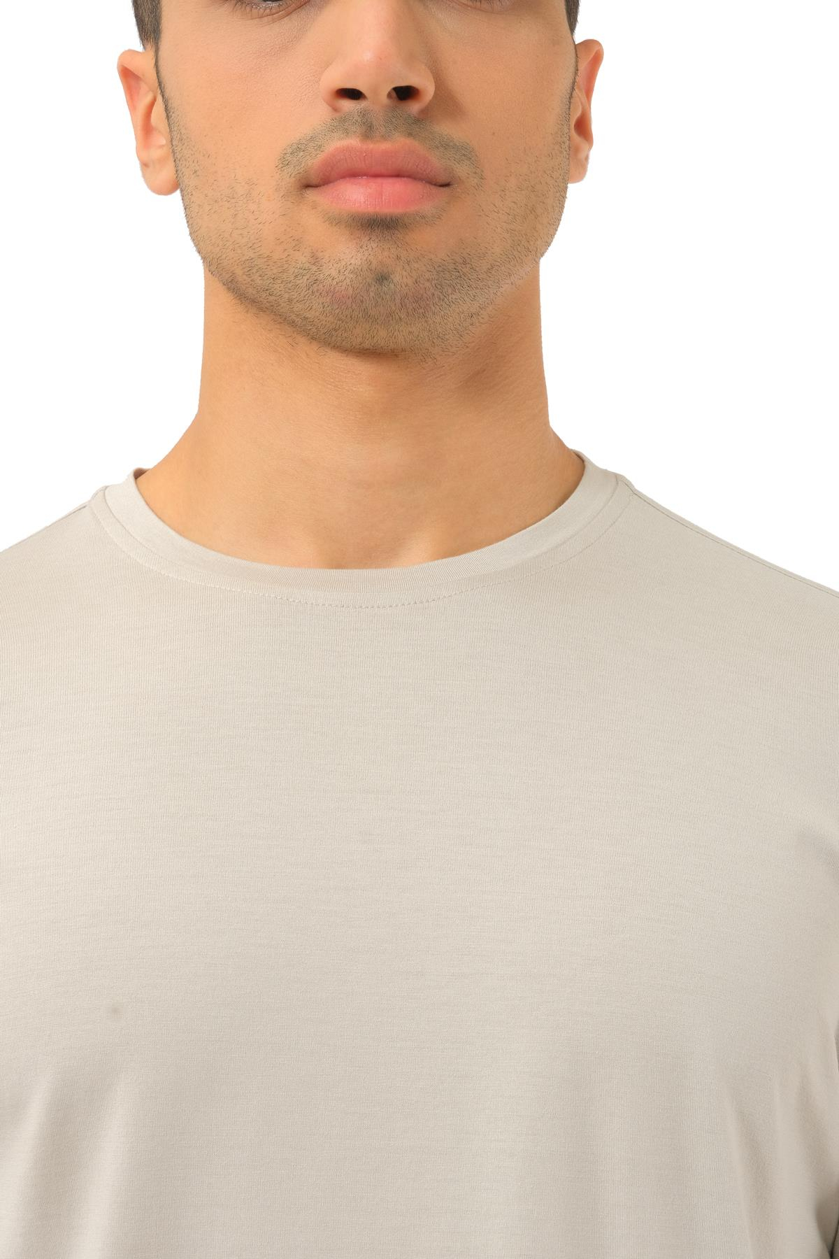 DorianiGri Bisiklet Yaka T-shirt