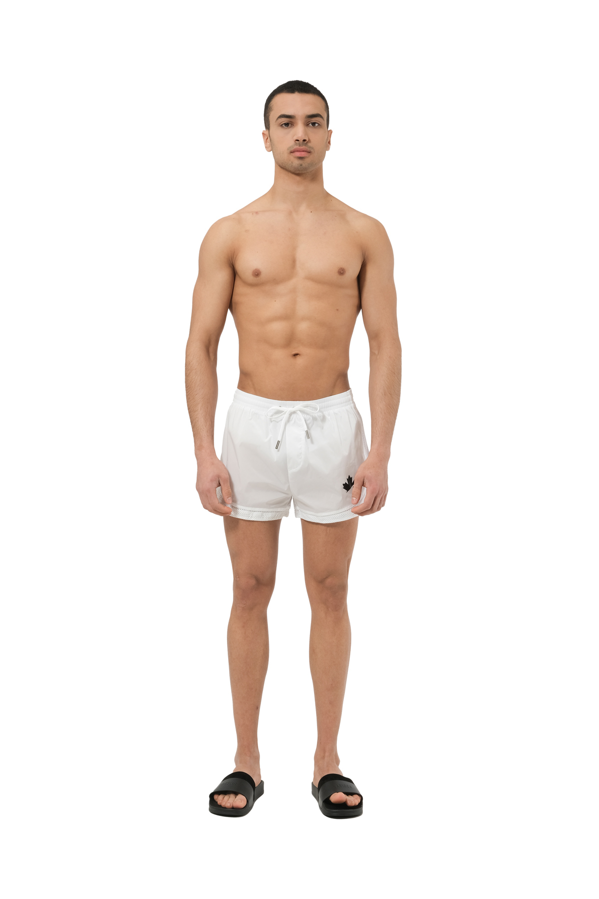Dsquared2File Detaylı Beyaz Mayo