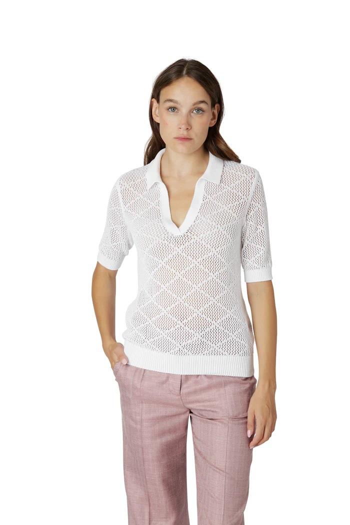 EleventyBaklava Desen Triko Polo Yaka T-shirt