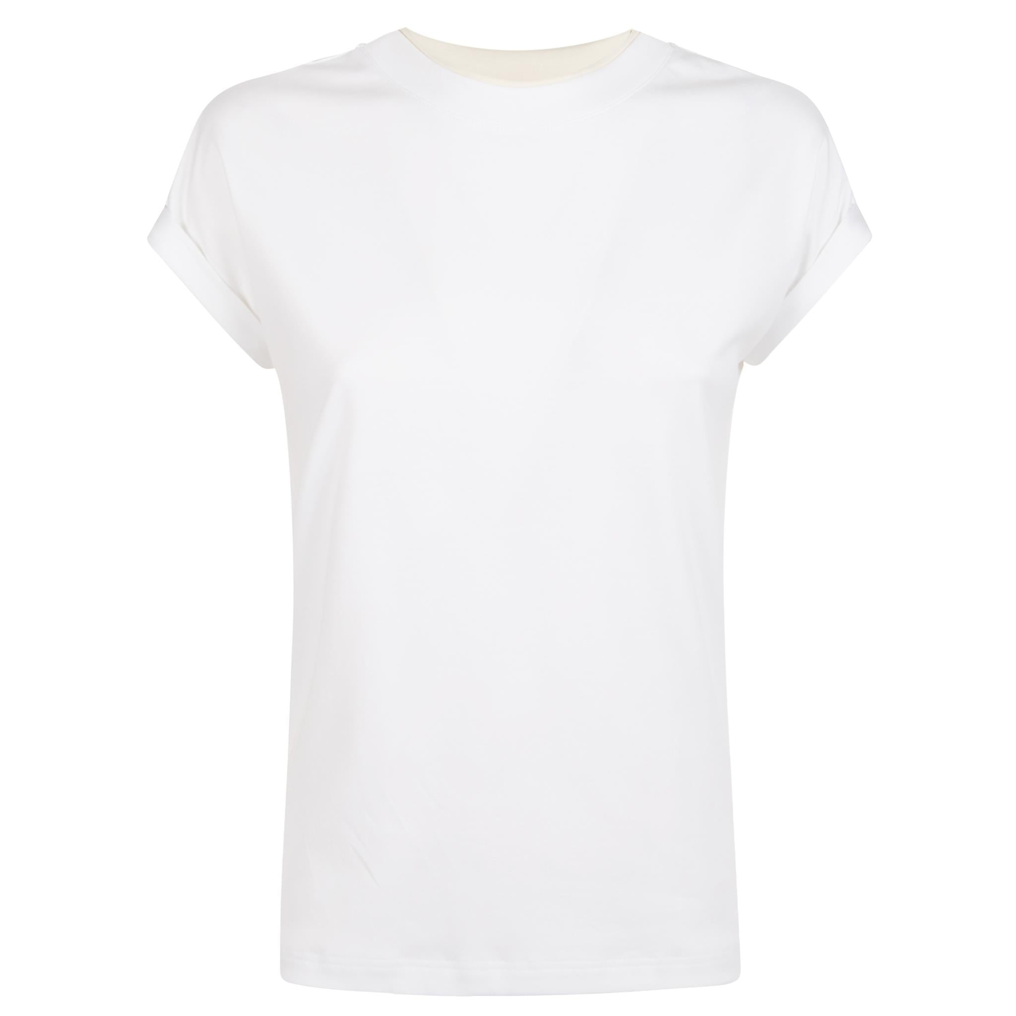 ELEVENTYBeyaz Kısa Kollu Pamuk T-shirt
