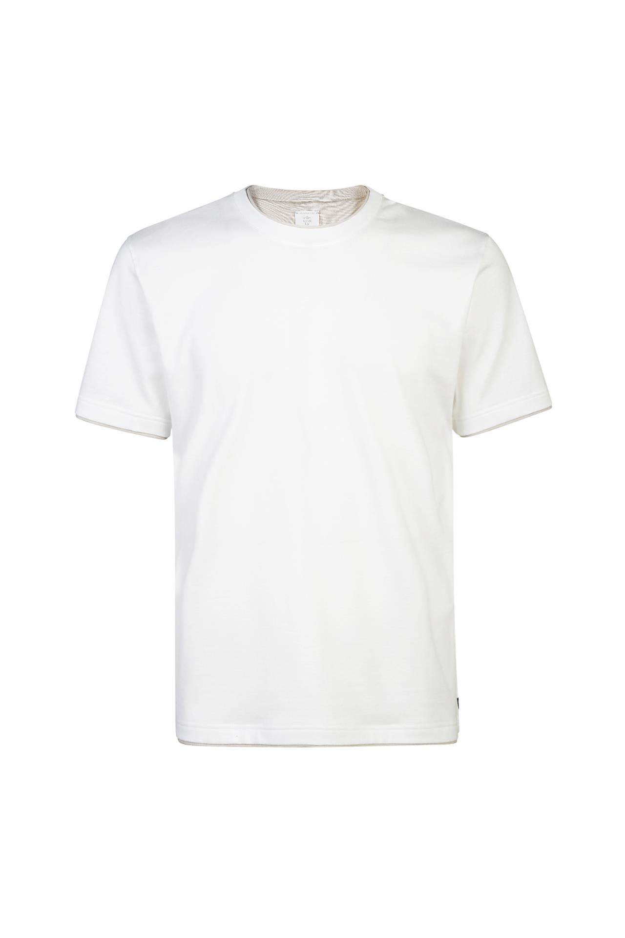 EleventyBisiklet Yaka Erkek Gri T-Shirt