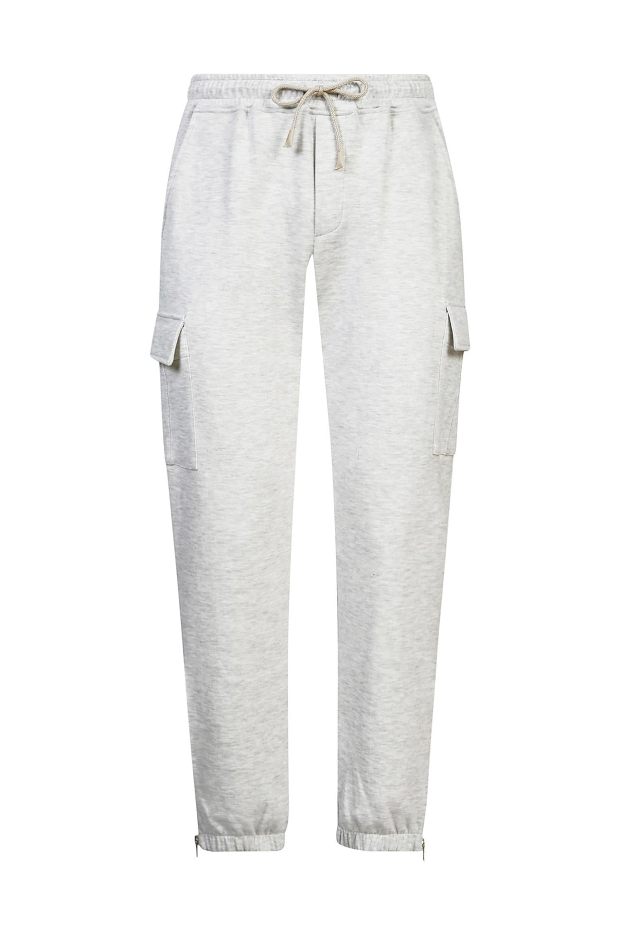 EleventyCep Detaylı Gri Jogger Pantolon