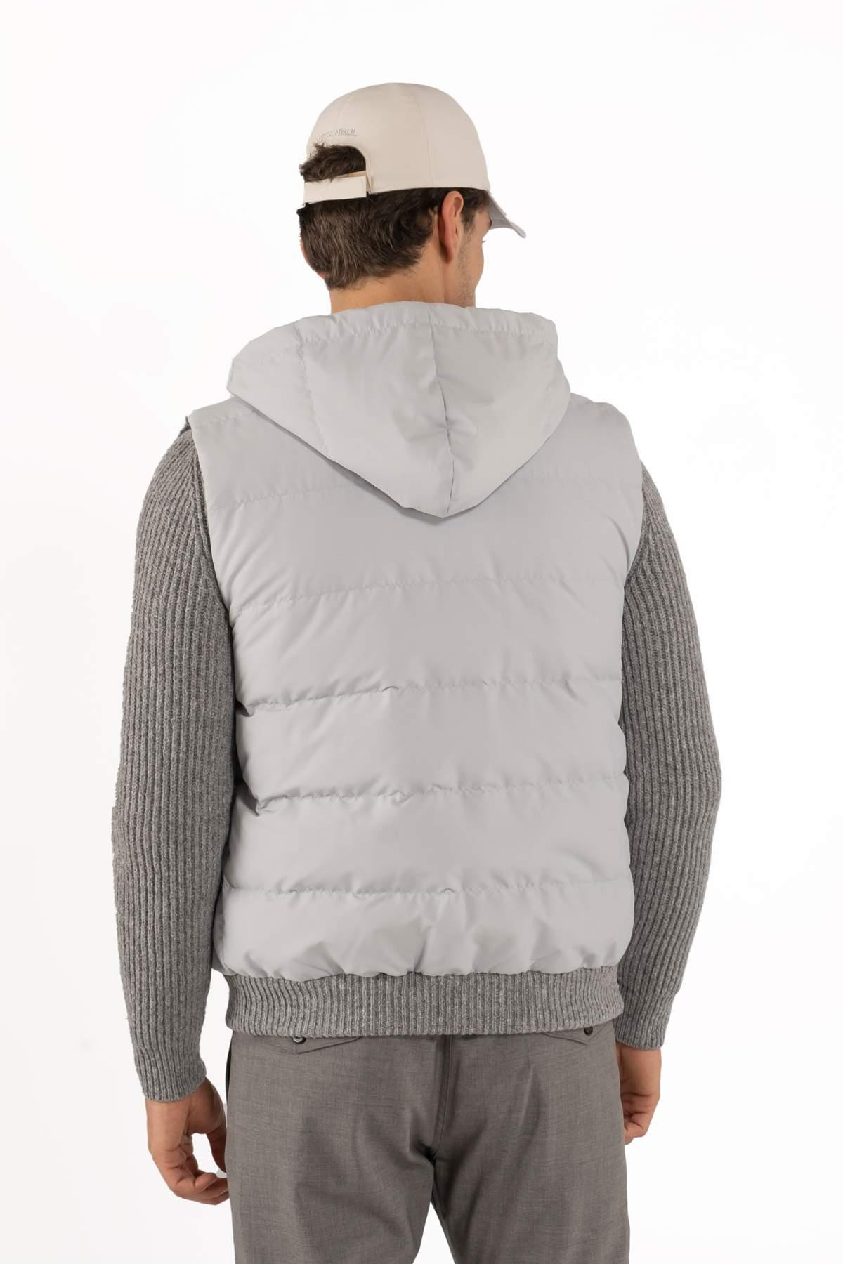 EleventyTriko Mix Gri Puffer Mont