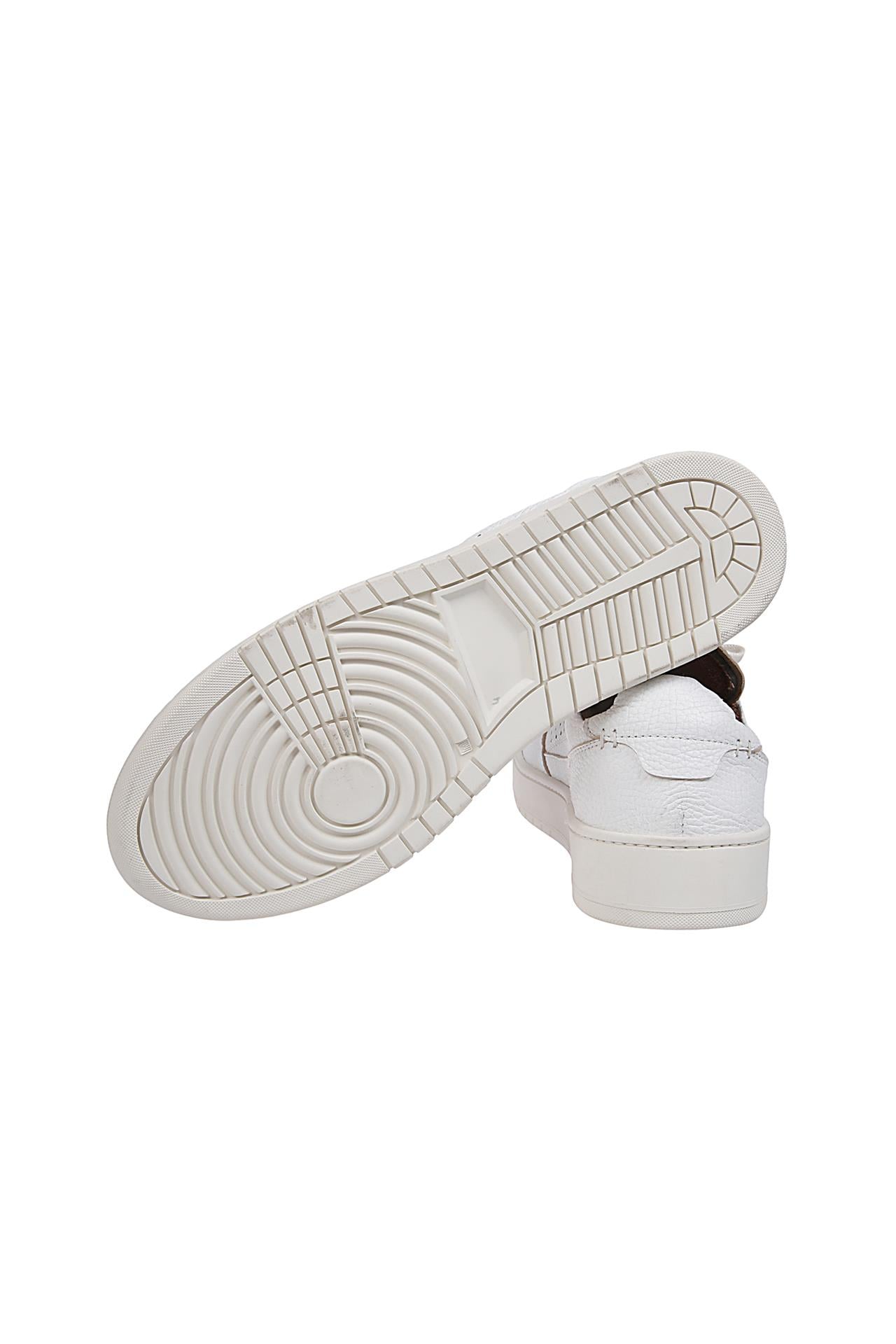 EleventyYumuşak Geyik Derisi Beyaz Sneaker
